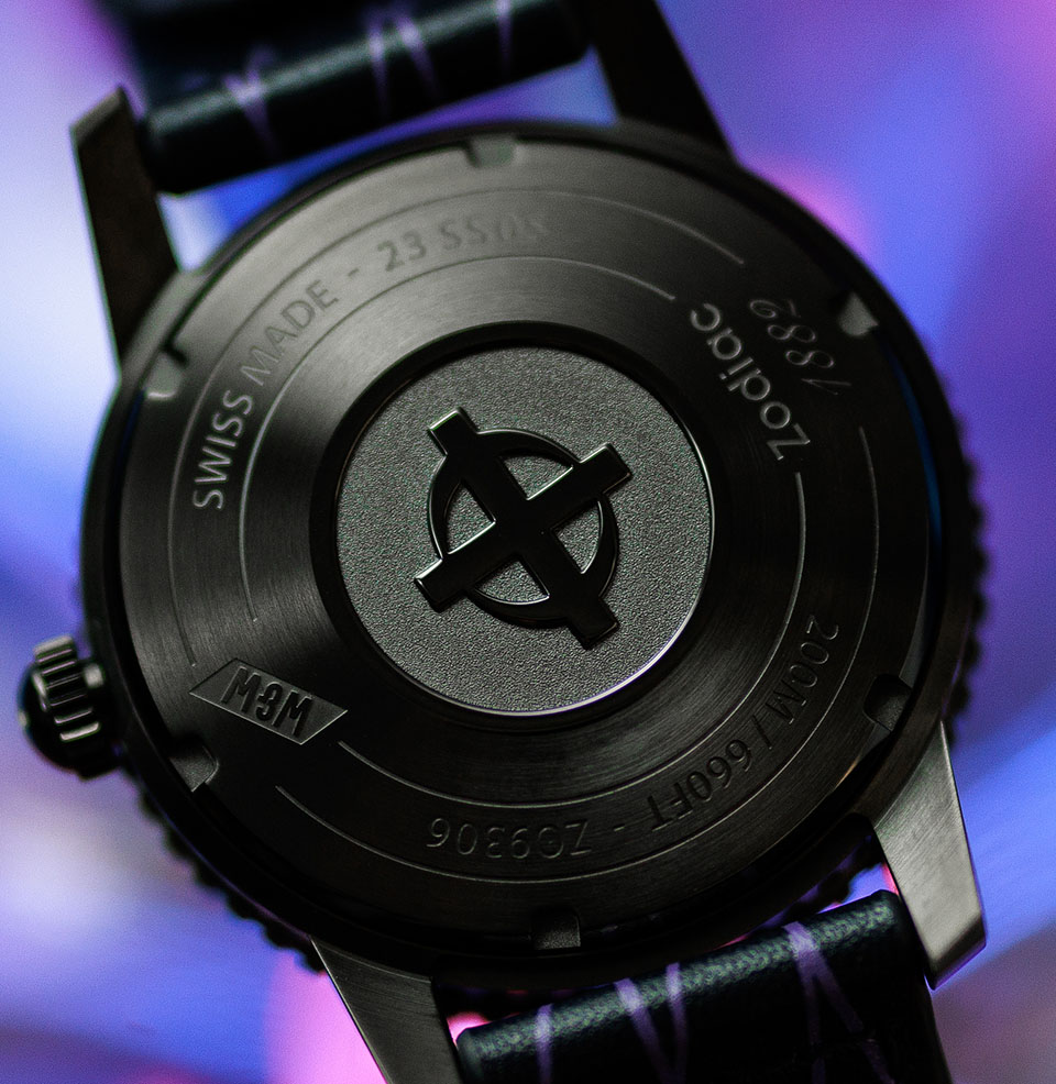 Zodiac x Worn & Wound Super Sea Wolf Laser Tag Gray PVD Case