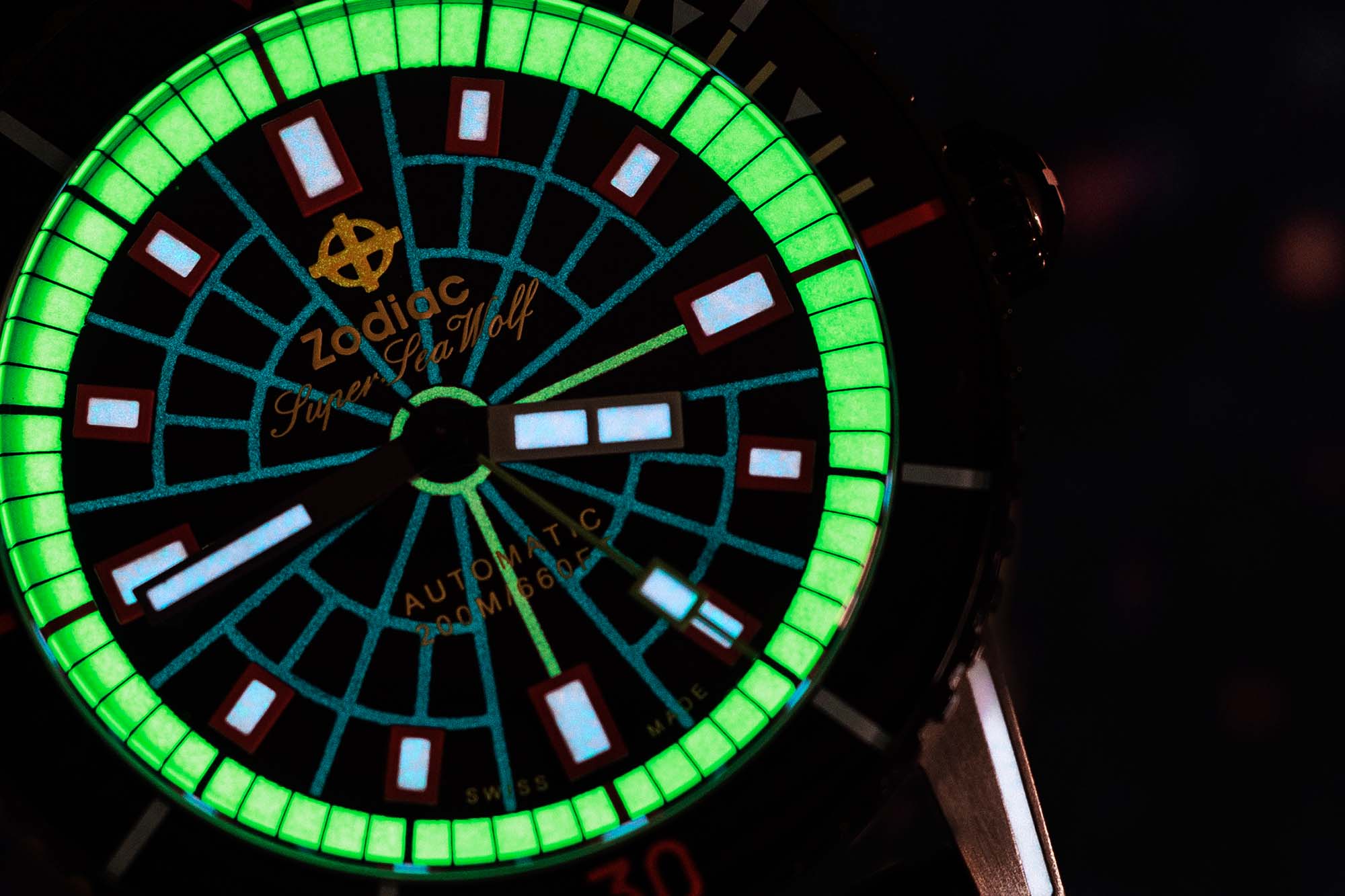 Zodiac x Worn & Wound Super Sea Wolf Laser tag Ultraviolet & Infrared