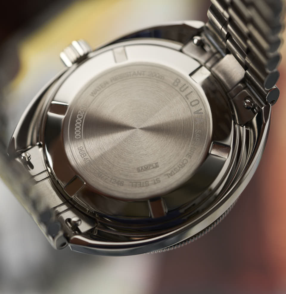 Oceanographer GMT Engraved Stainless Steel Caseback