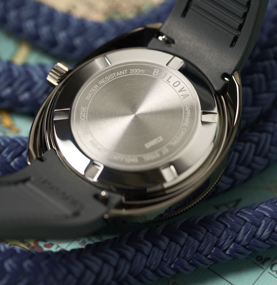 Oceanographer GMT Engraved Stainless Steel Caseback