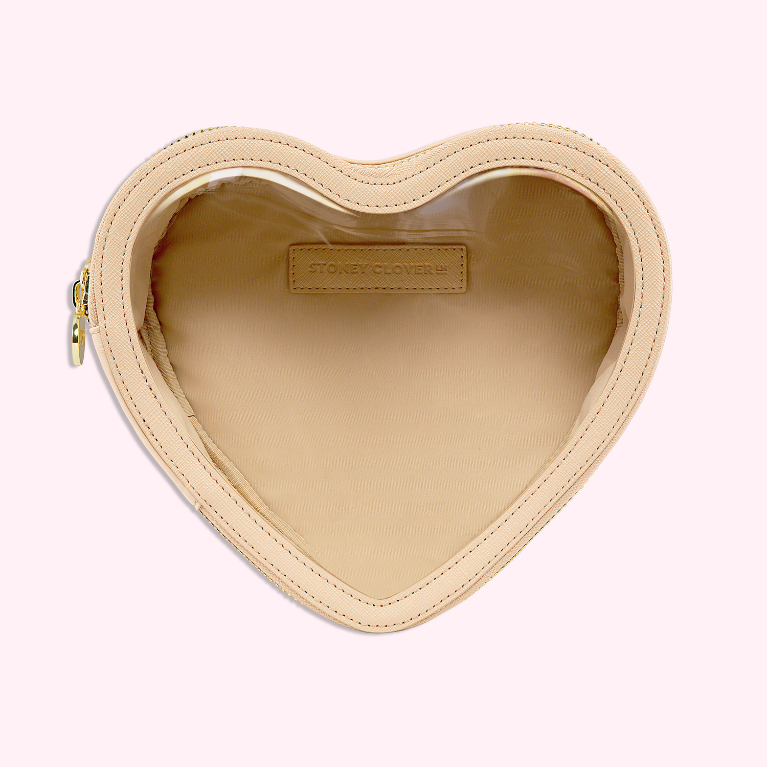 Stoney Clover Lane heart clear front sale pouch