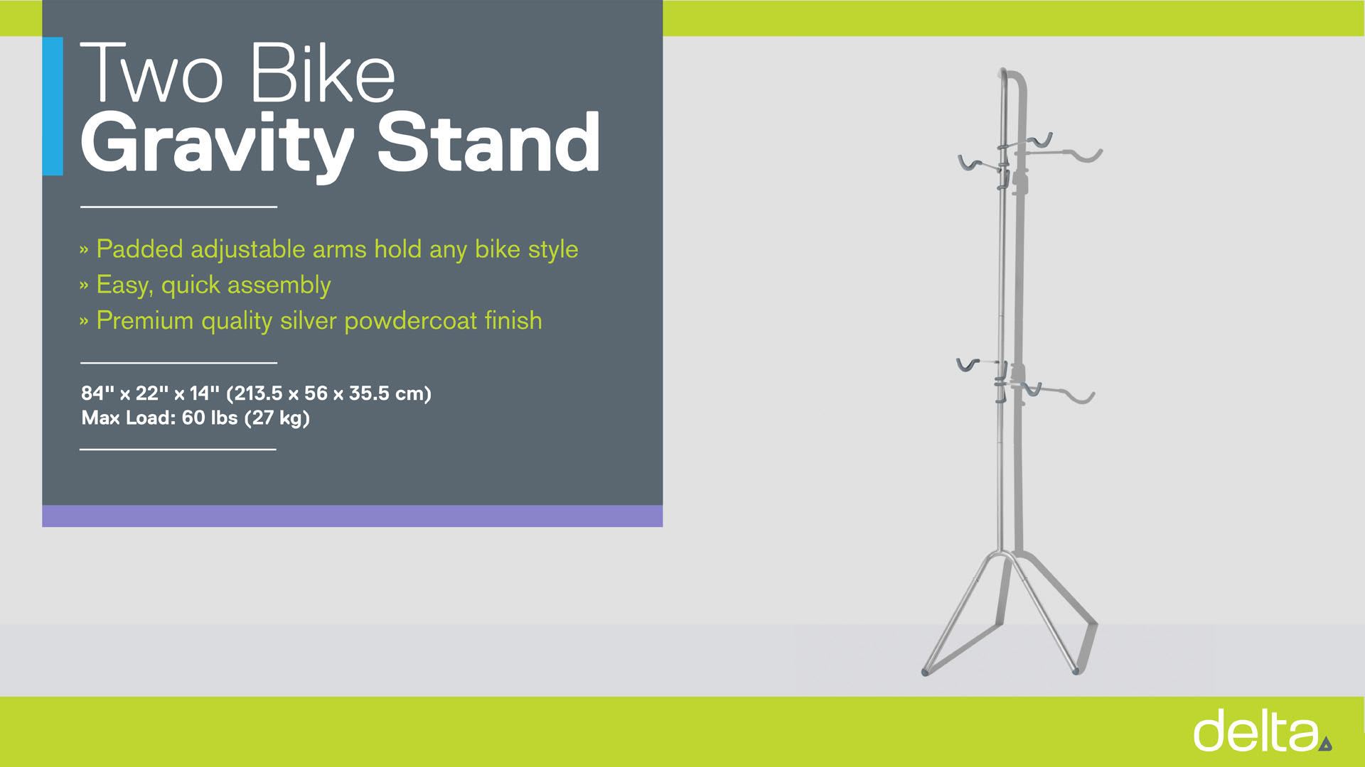 Two Bike Gravity Pole Stand instructions