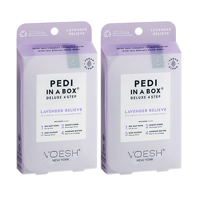 Pedi Moments Duo Lavender Relieve