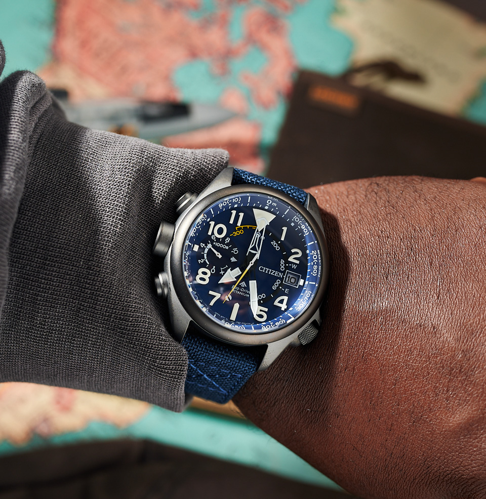 Promaster Altichron On Wrist 