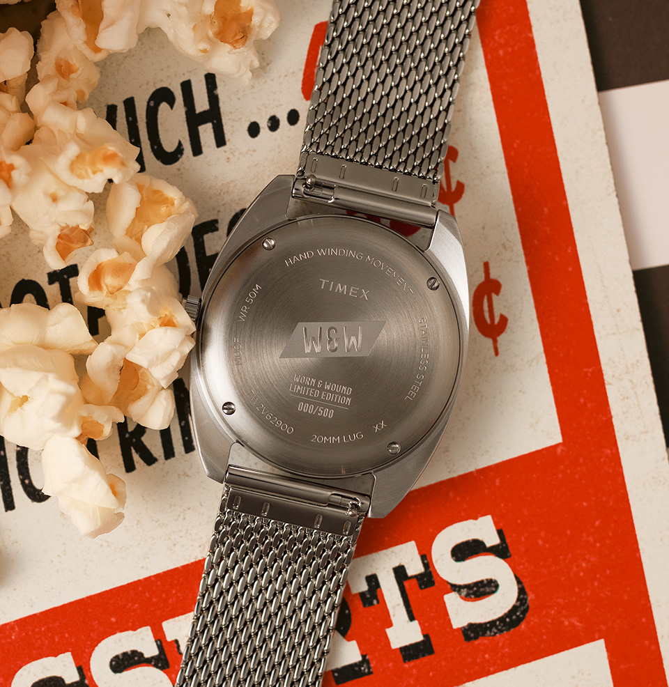 Timex x Worn & Wound WW75 V2 Limited Edition Numbered Case Back