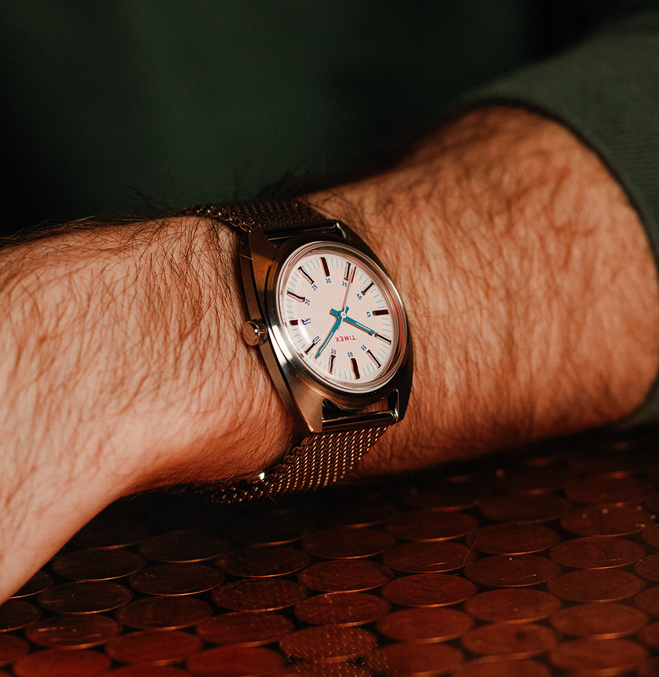 Timex x Worn & Wound WW75 V2 Limited Edition Add a little color to your life