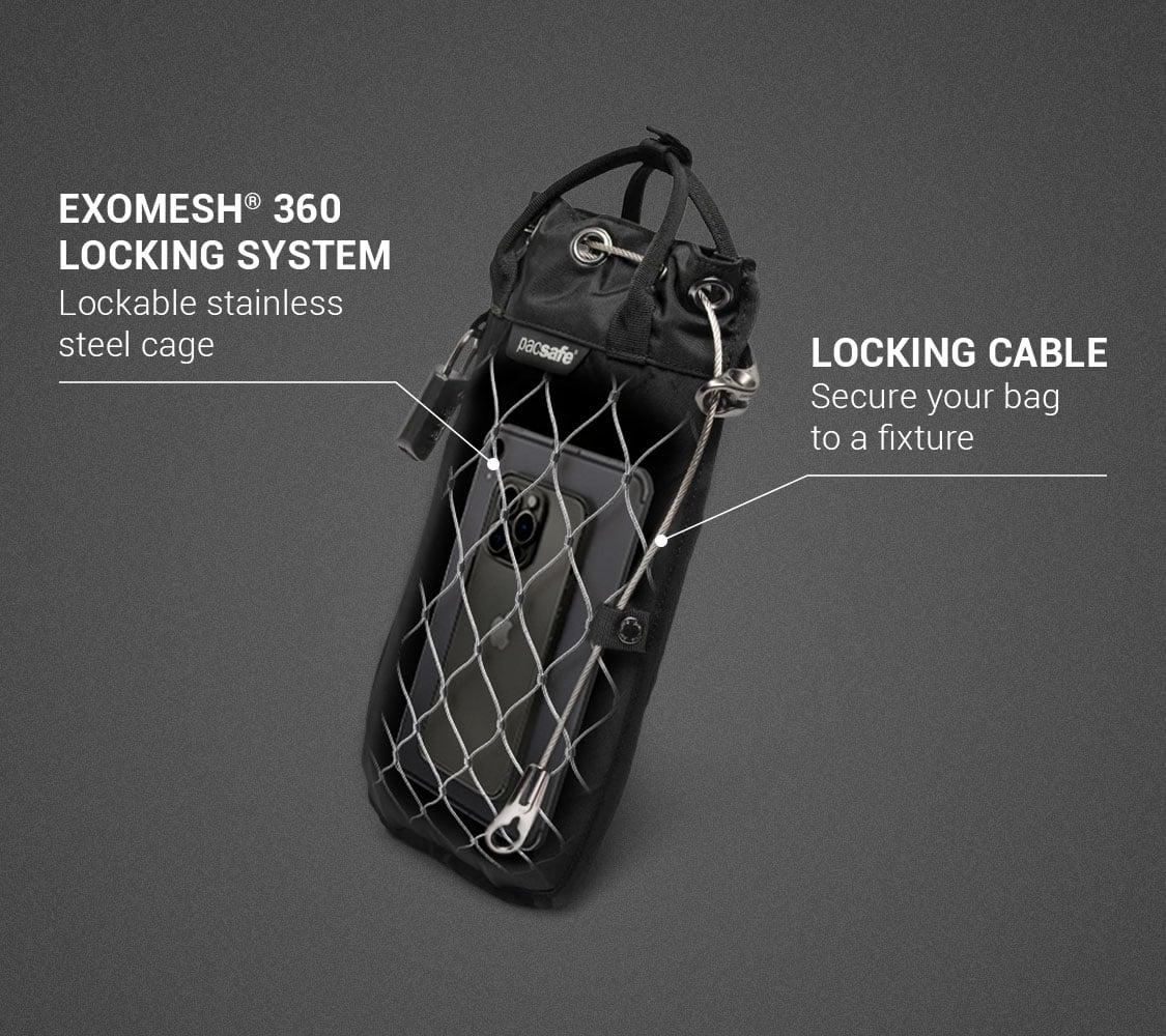 Pacsafe Travel Safe Lock Beach Lock Box Pacsafe Travelsafe X15