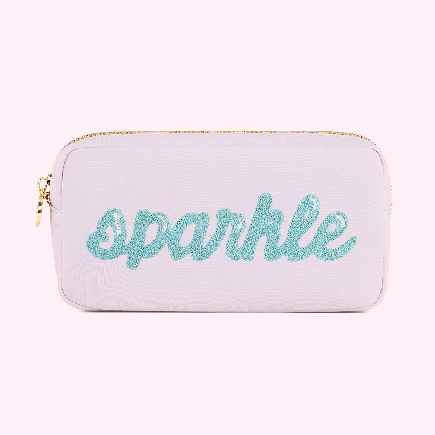 Hand Embroidered Sparkle Small Pouch