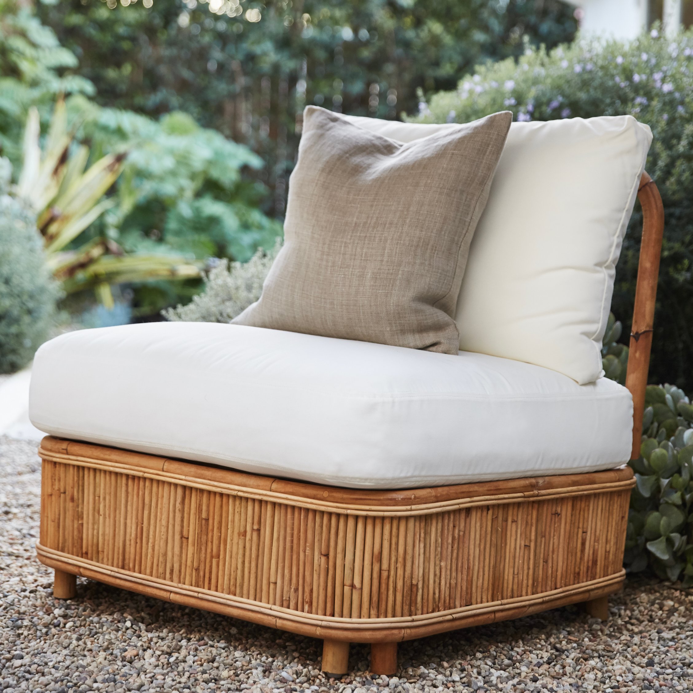 Natura Slipper Chair in Pearl - Number 4