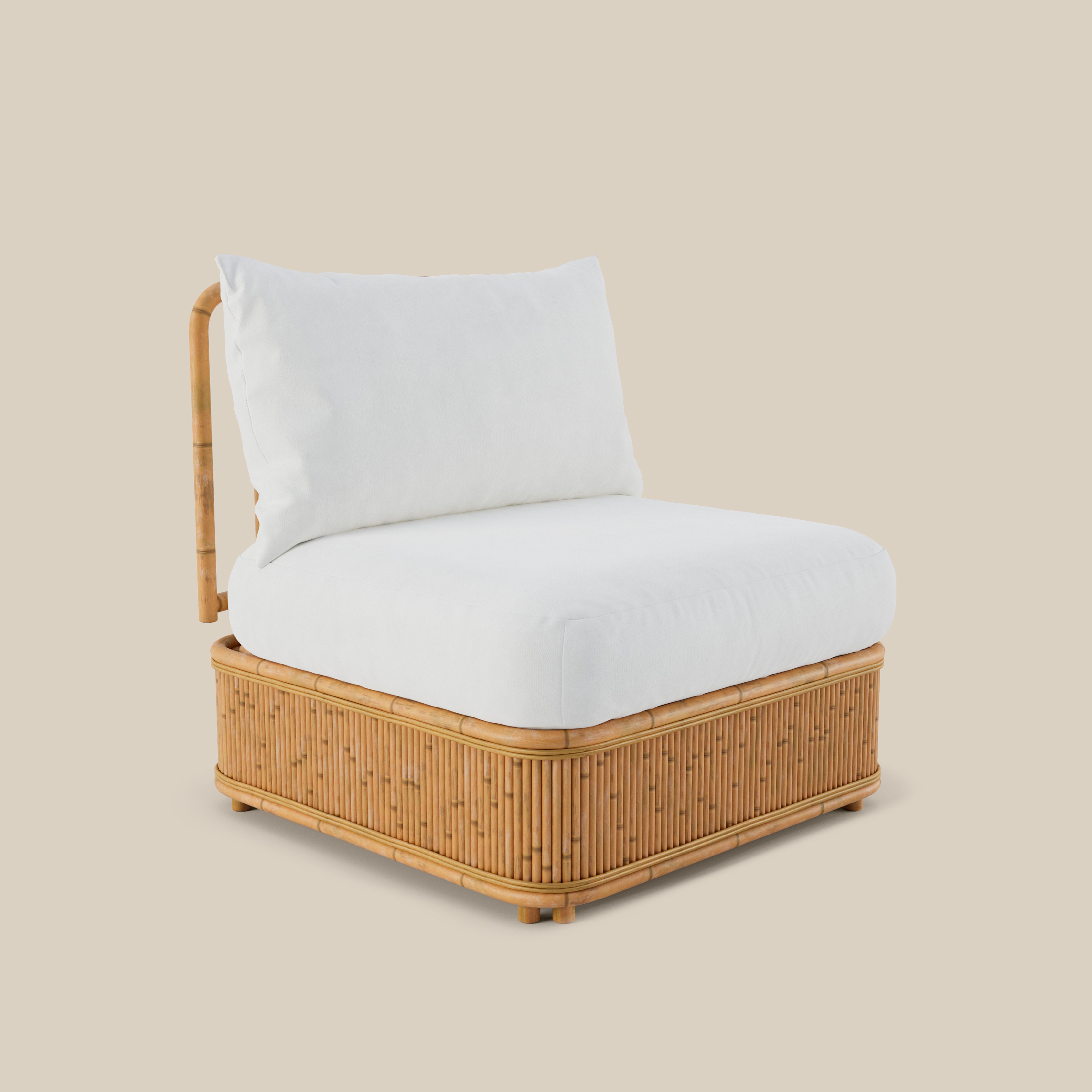 Natura Slipper Chair in Pearl - Number 1