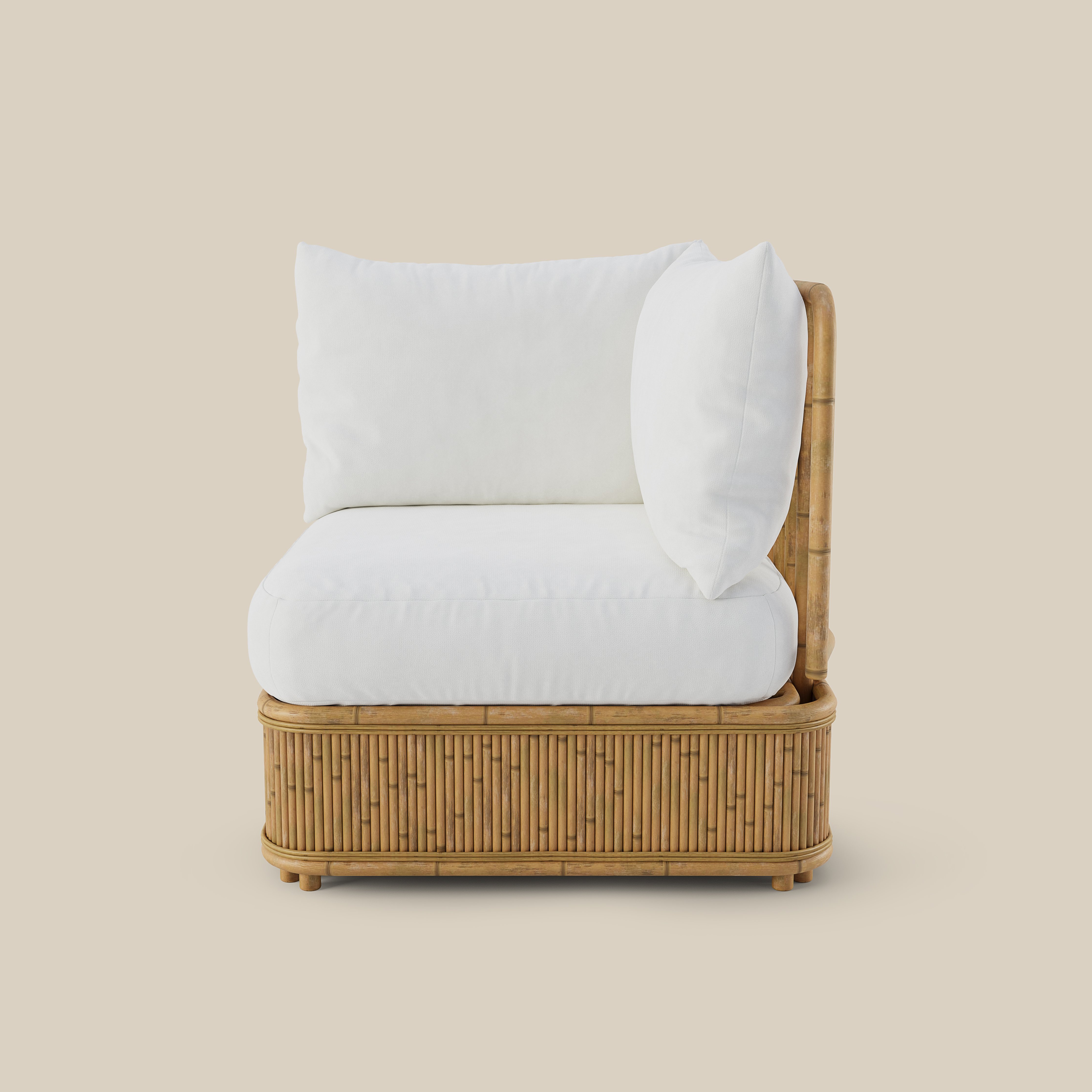 Natura Corner Chair in Pearl - Number 7