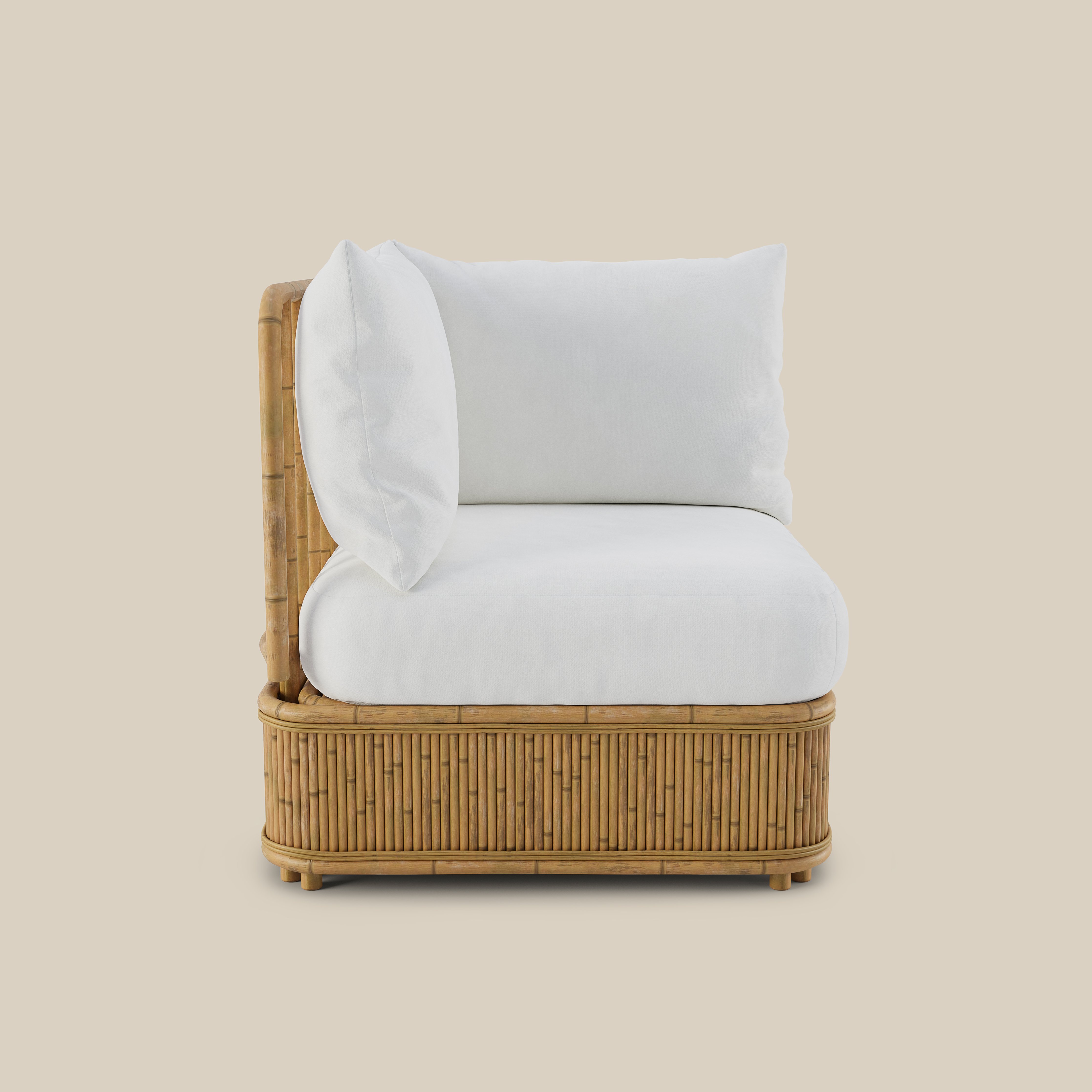 Natura Corner Chair in Pearl - Number 8