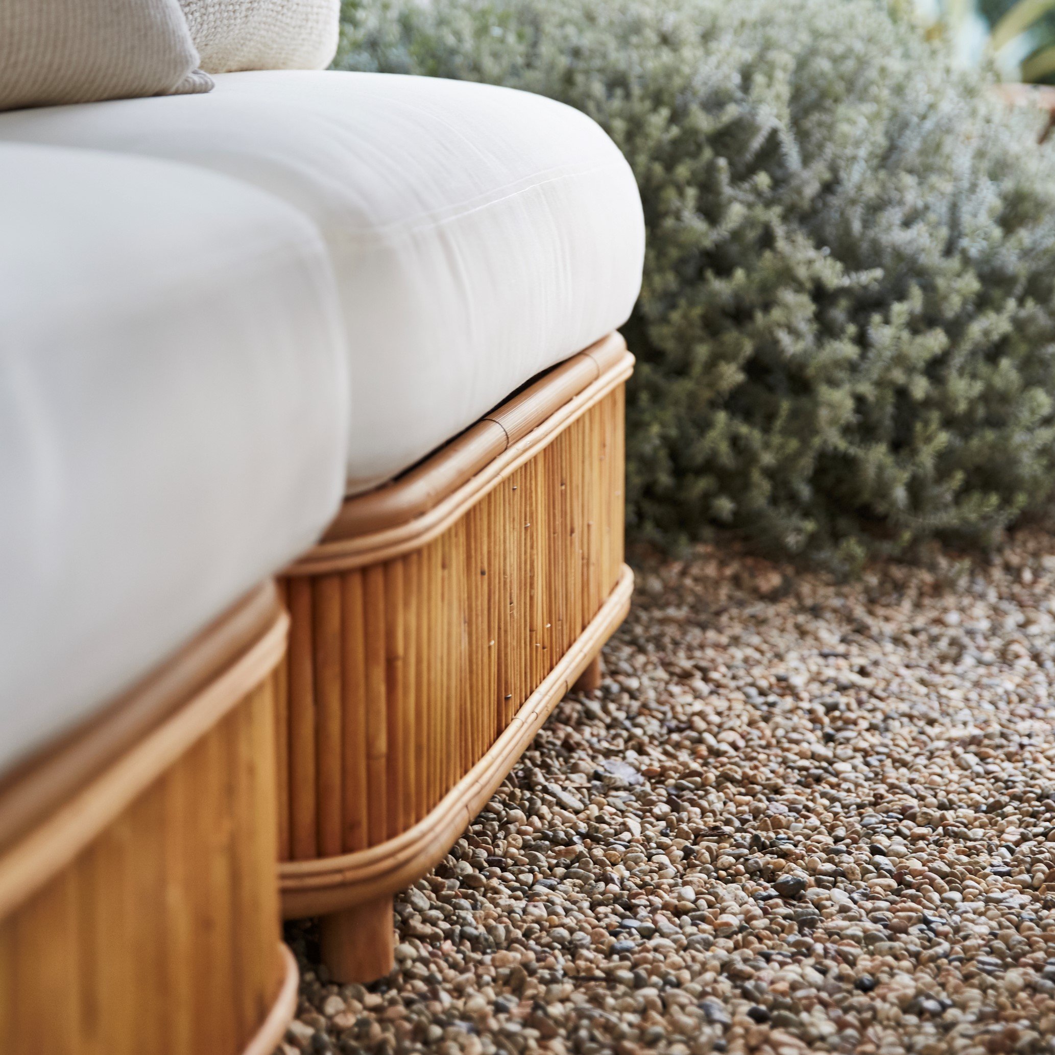 Natura Loveseat in Pearl detail - Number 5