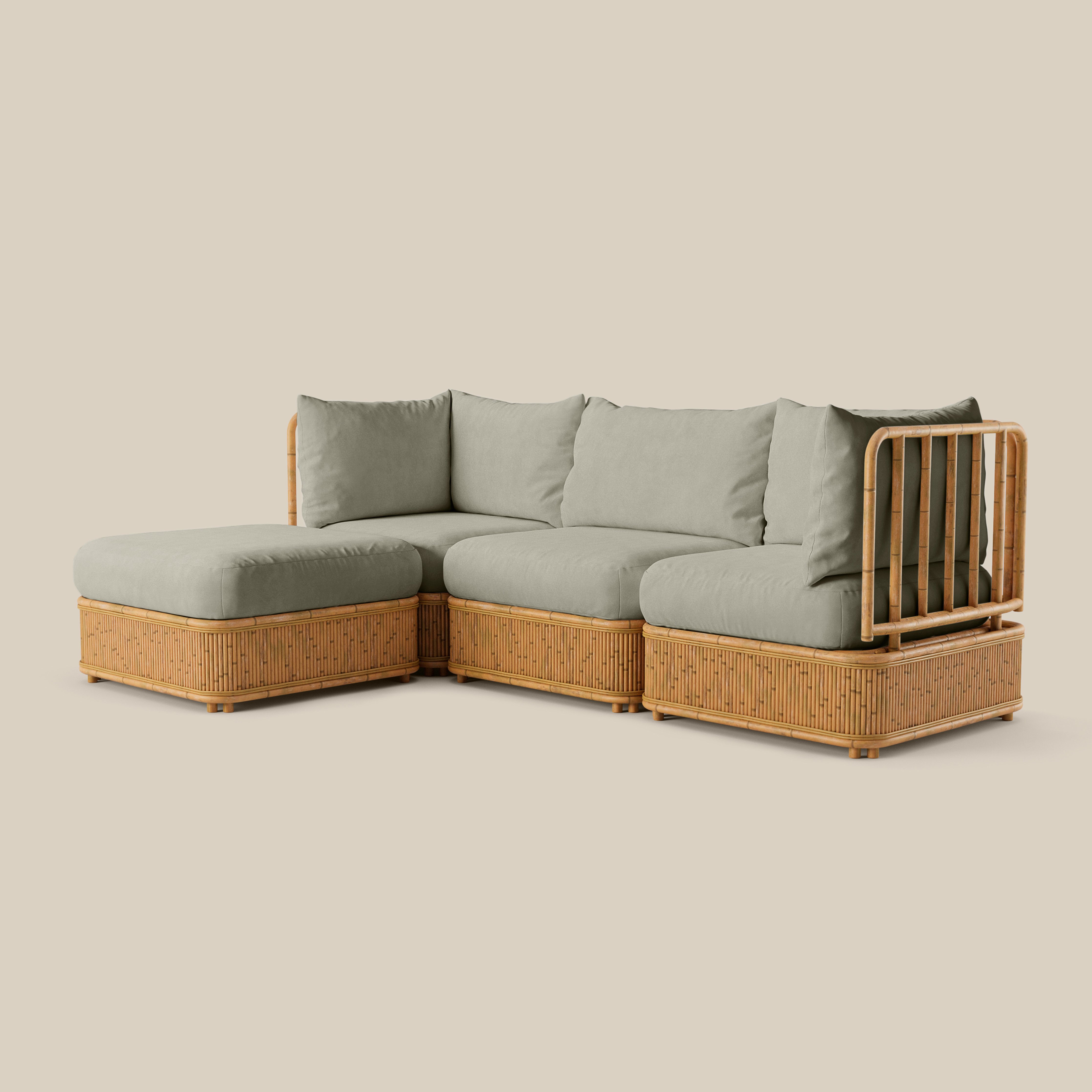 Natura Sectional in Shiitake