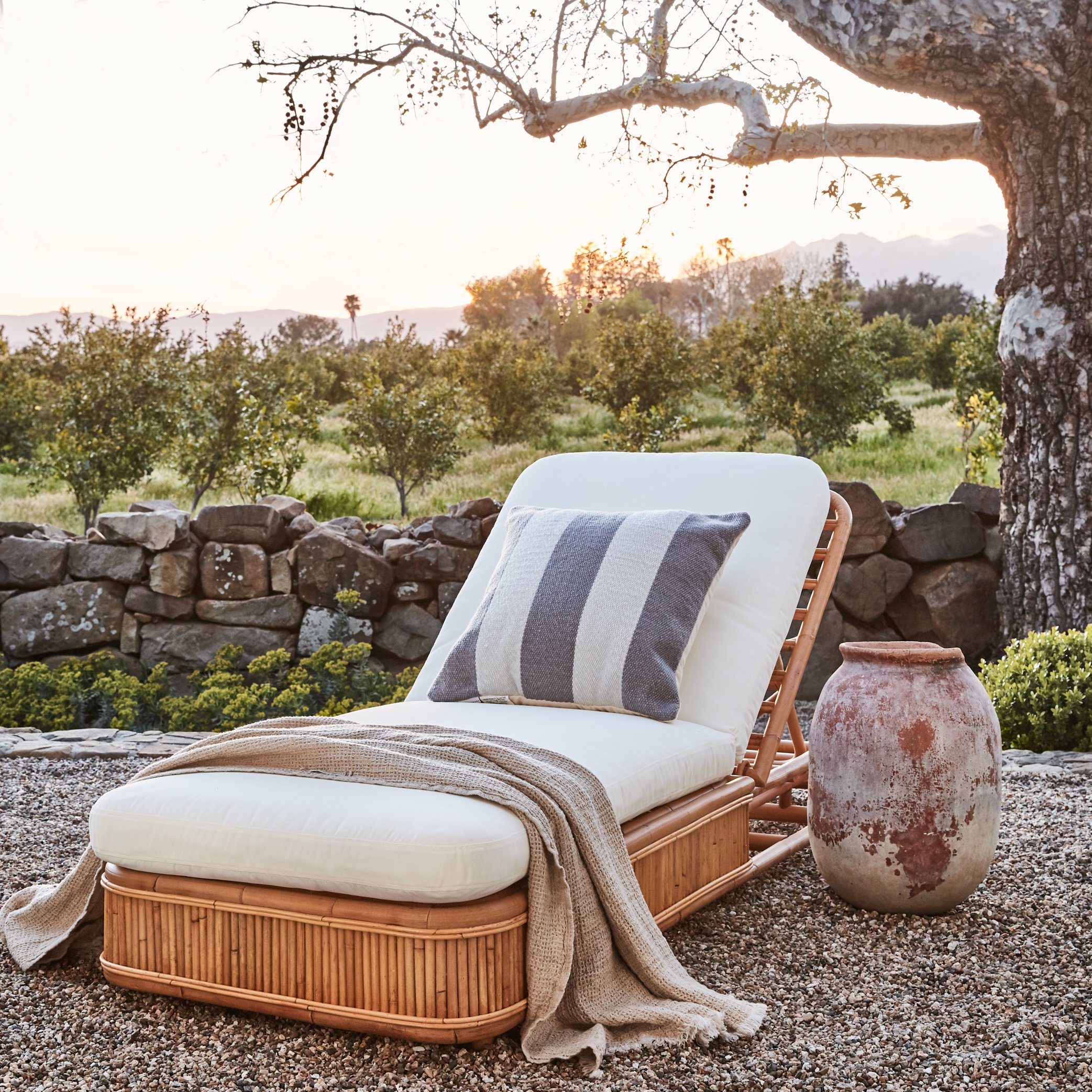 Natura Sun Lounger in Pearl - Number 3