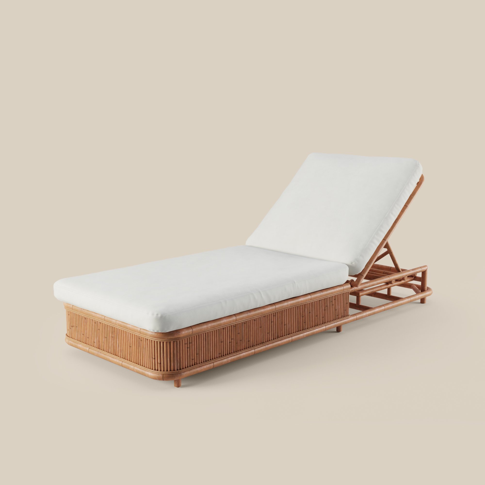 Natura Sun Lounger in Pearl - Number 1