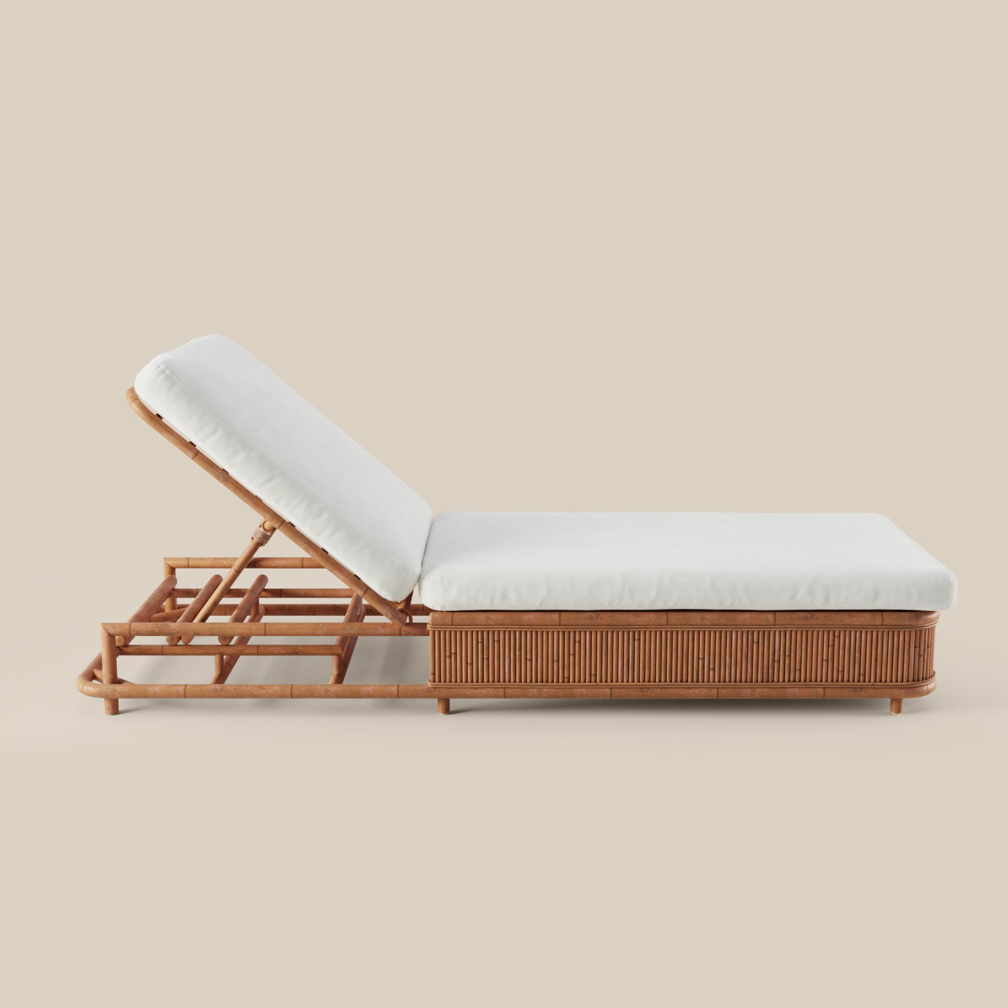Natura Sun Lounger in Pearl - Number 7