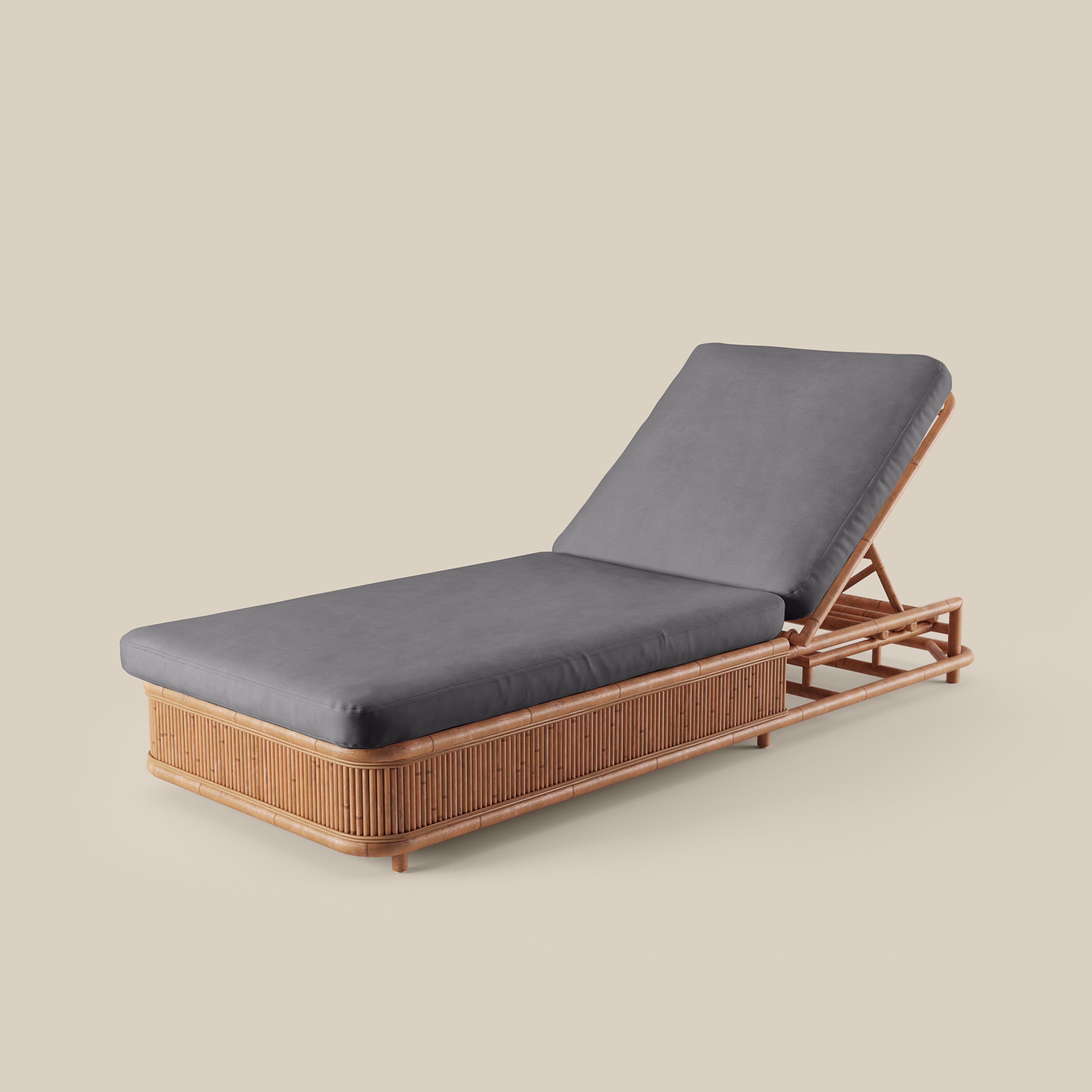 Natura Sun Lounger in Charcoal - Number 1