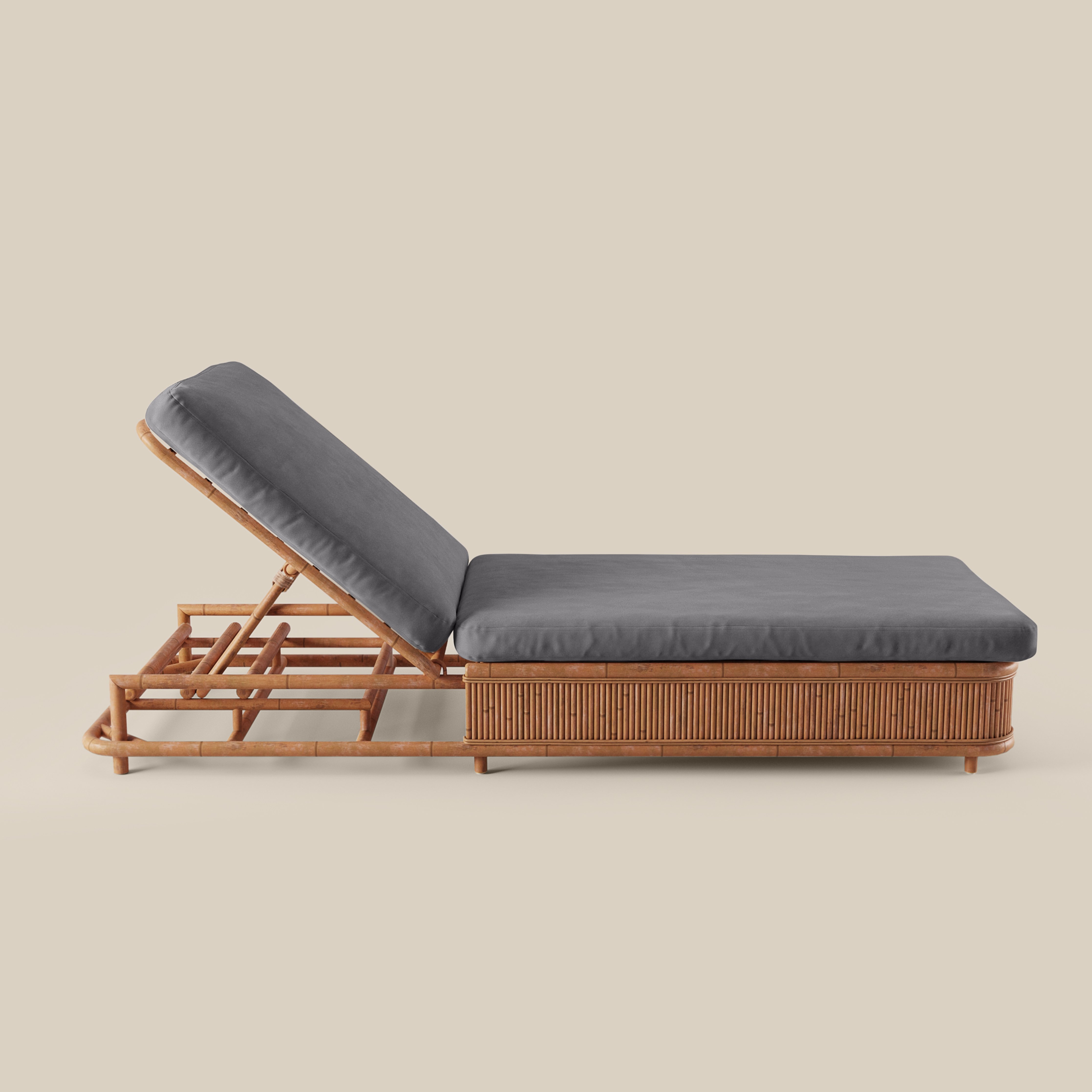 Natura Sun Lounger in Charcoal - Number 6