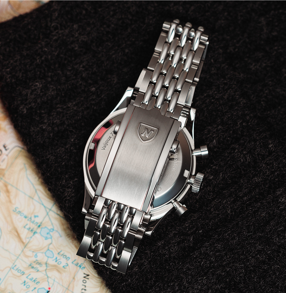 Nivada Grenchen x Worn & Wound Chronomaster Valjoux 72 V2 Beads of Rice Bracelet