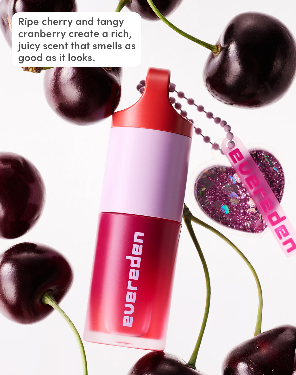 Ripe cherry and tangy cranberry create a rich, juicy scent that smells as good as it looks.