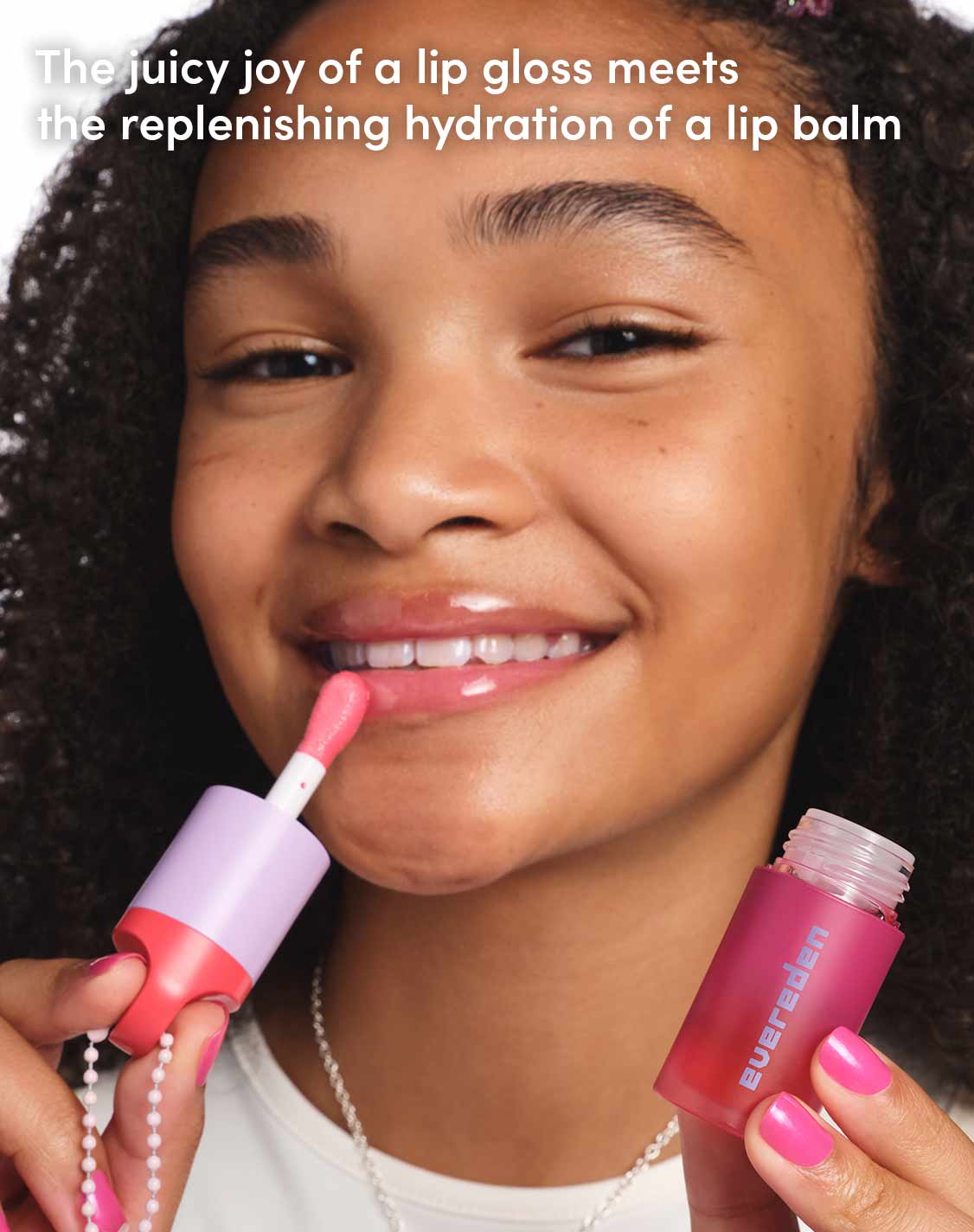 The juicy joy of a lip gloss meets the replenishing hydration of a lip balm