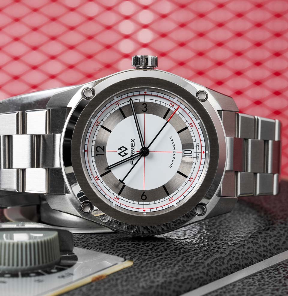 Formex x Worn & Wound Essence Sector 39 Chronometer Sector Dial Design