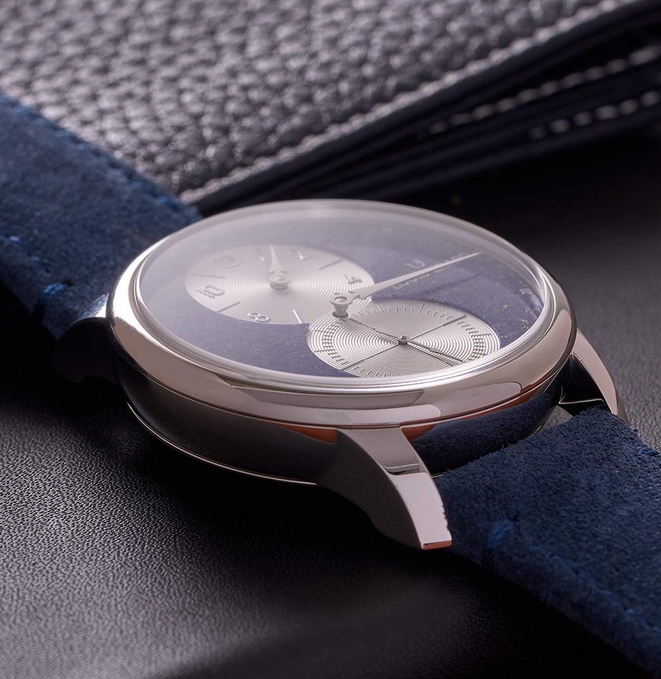 Excellence Regulateur Lapis-Lazuli Fully polished Stainless Steel