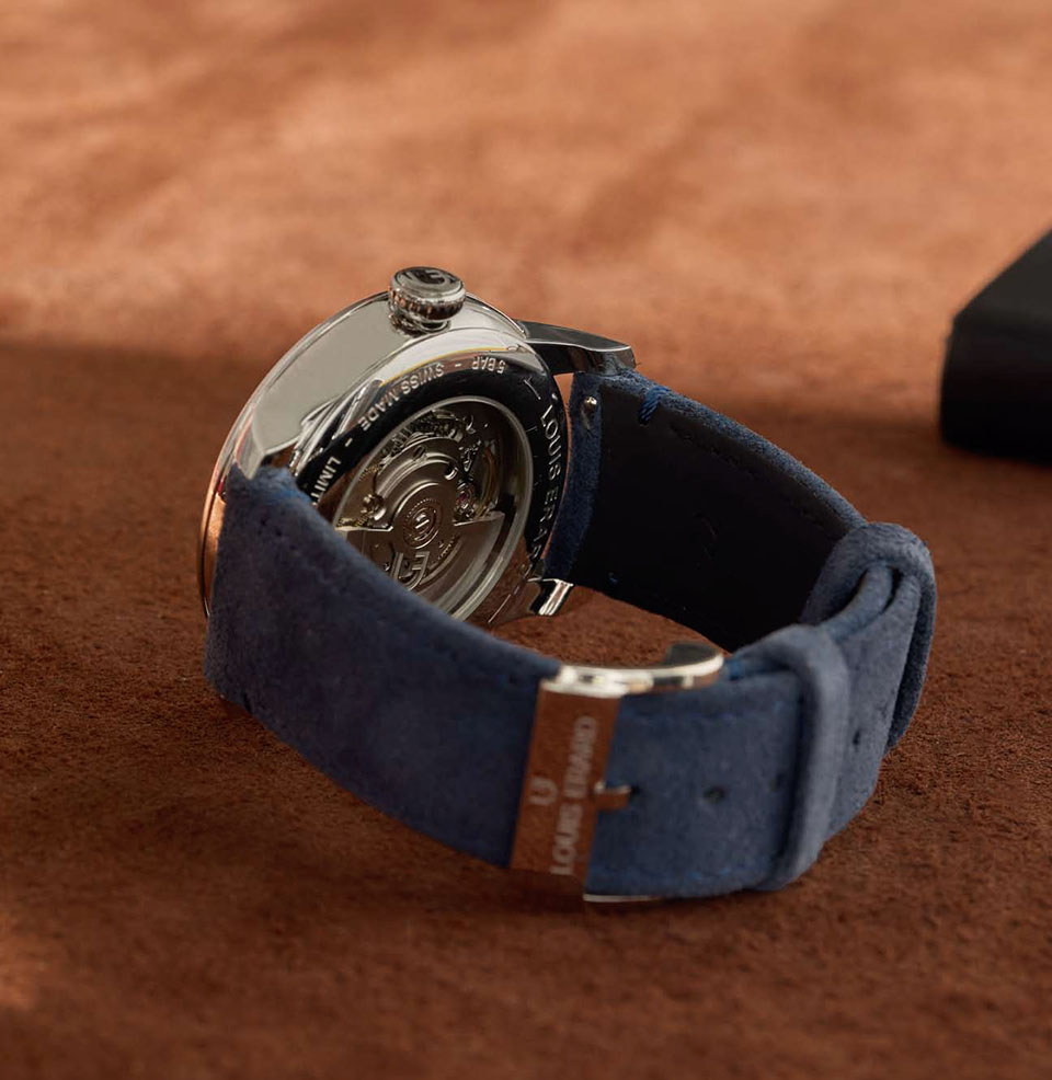 Excellence Regulateur Lapis-Lazuli Blue Suede strap