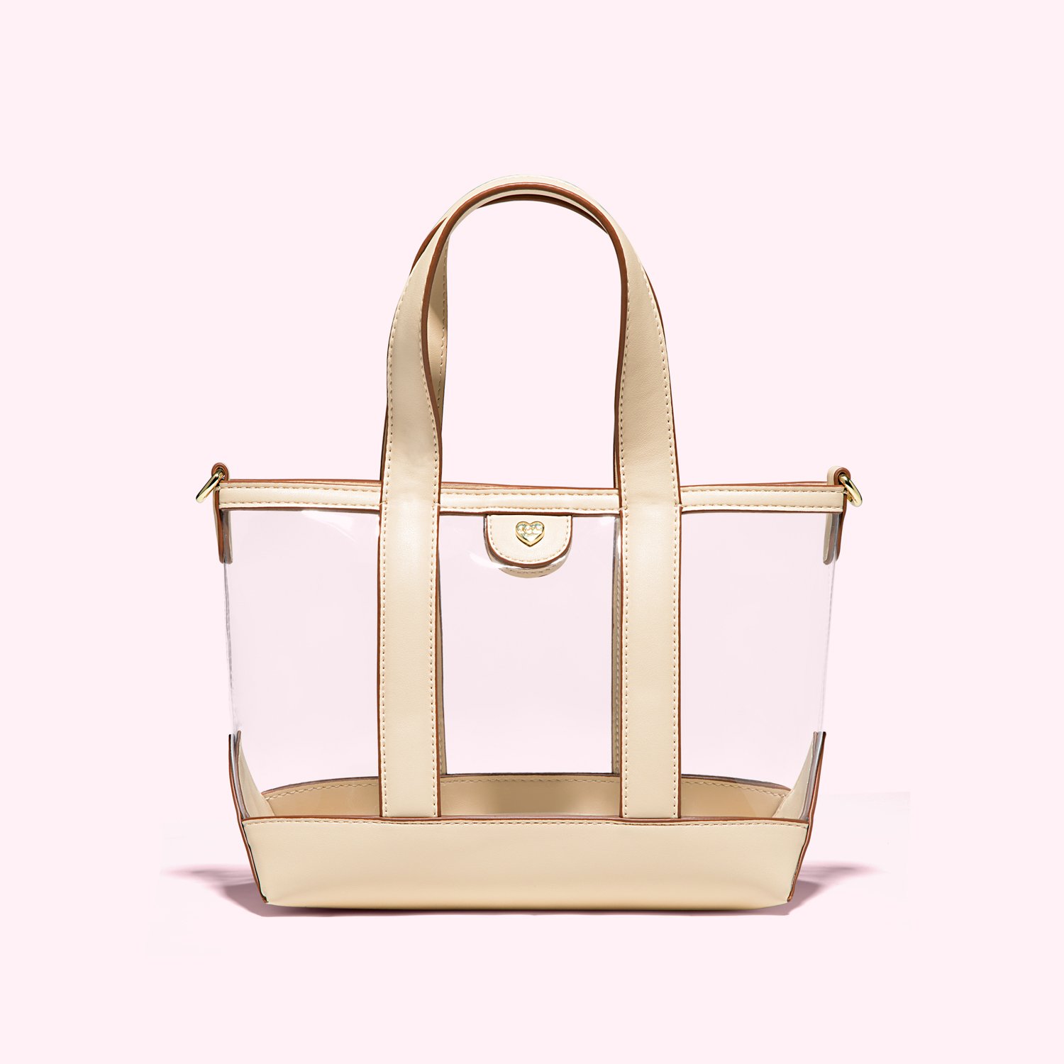 Clear Mini Tote Crossbody Bag