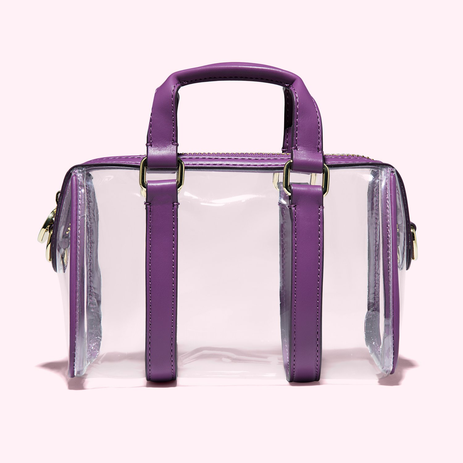 Clear Micro Duffle Crossbody Bag