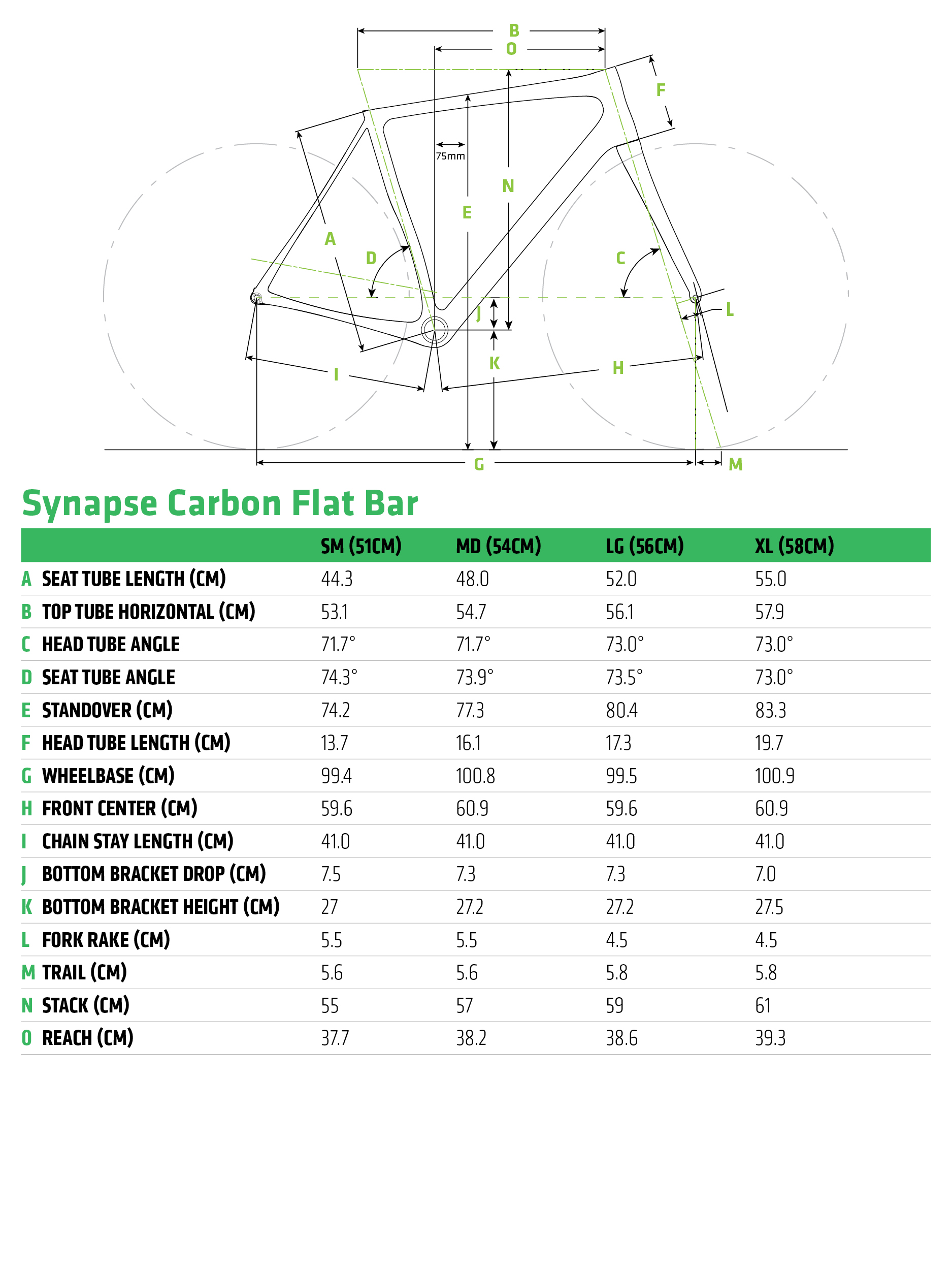 synapse flat bar