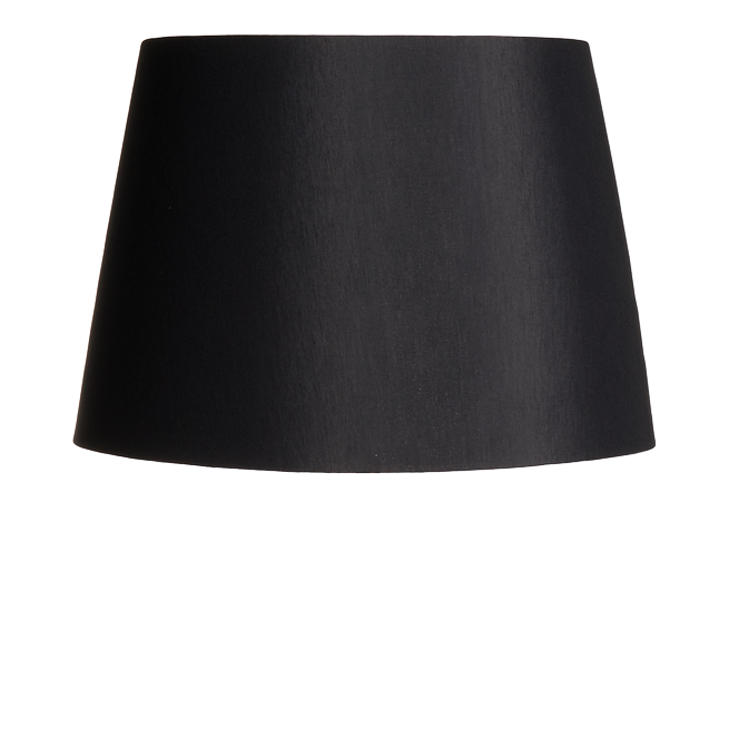 Black & Gold Lampshade | Straight Empire Card Shade