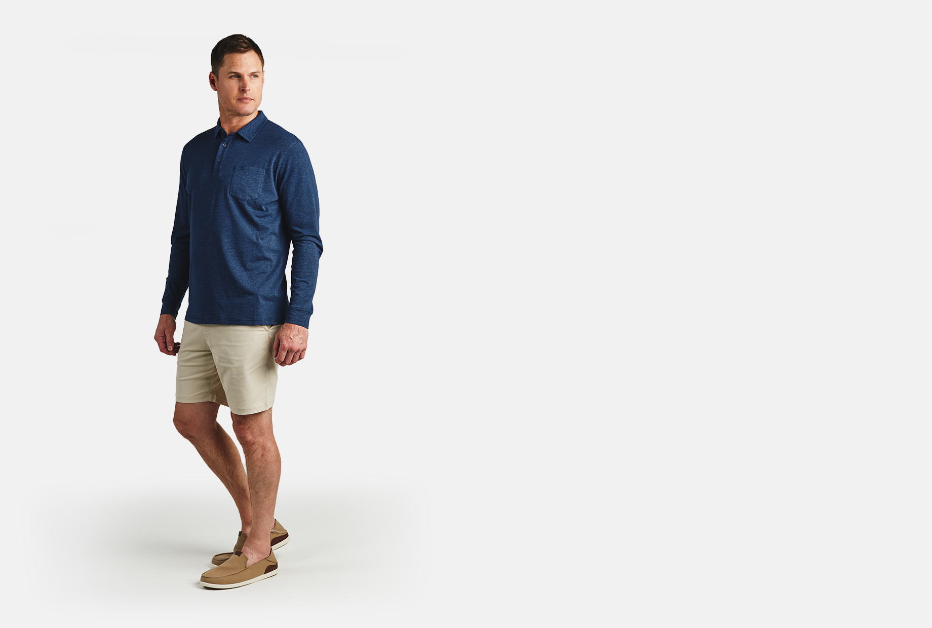 MENS COASTAL BAMBOO SHIRT POLO - TASC PERFORMANCE