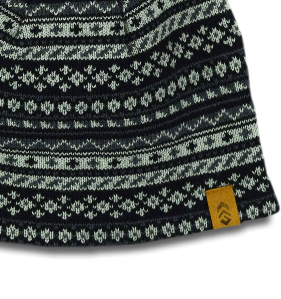 Men's Geometric Jacquard Knit Beanie
