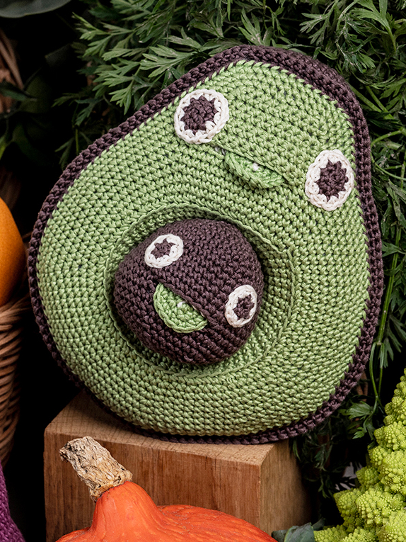 mushie avocado toy