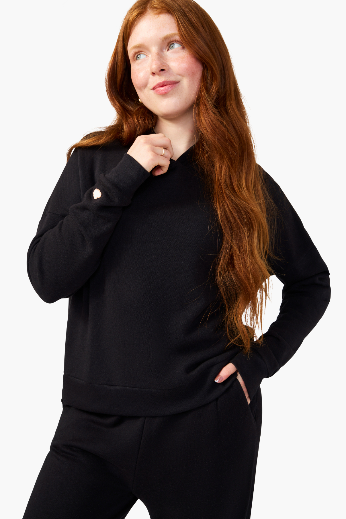 The Light-Fleece Short & Sweet Hoodie