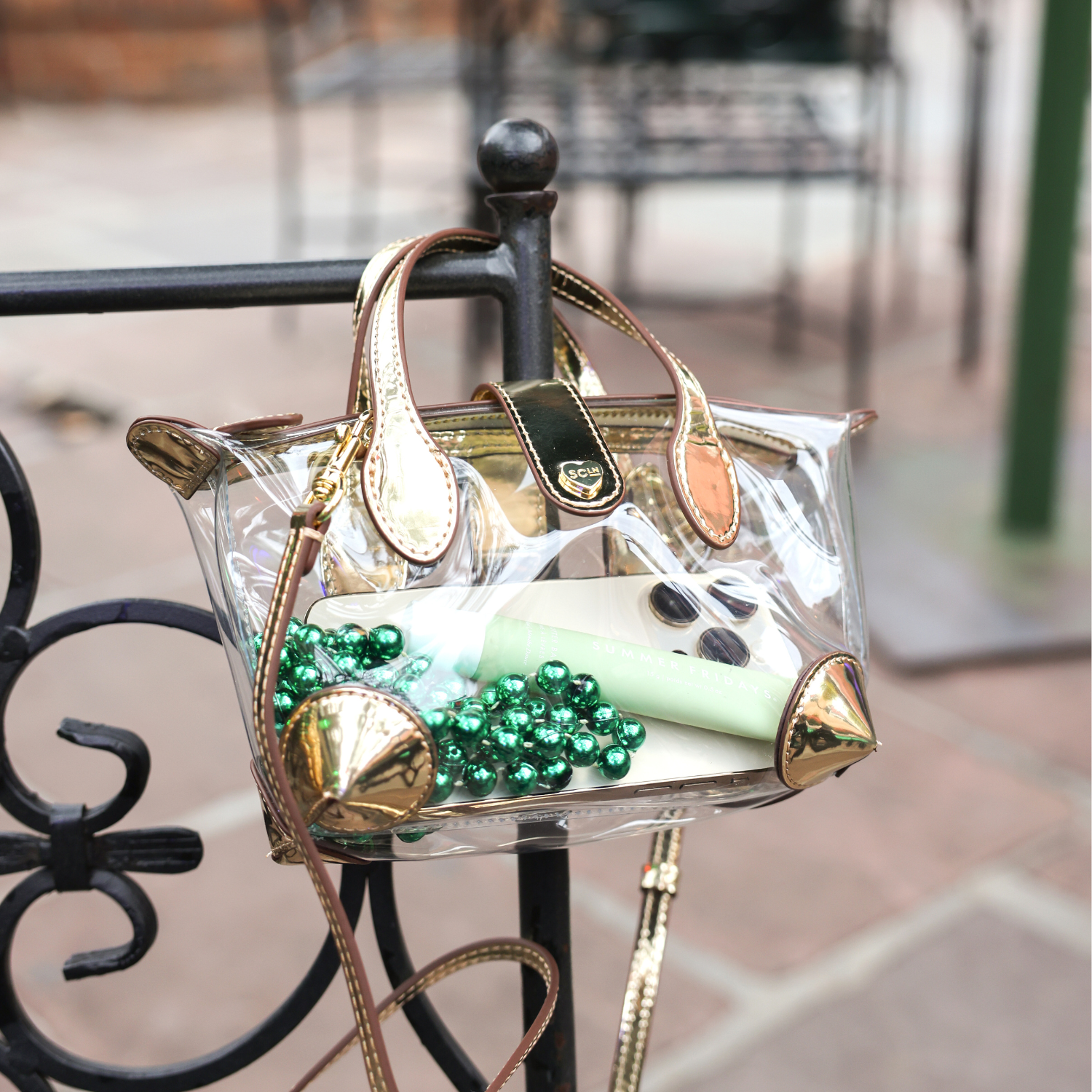 Clear Pouchette Crossbody Bag 01