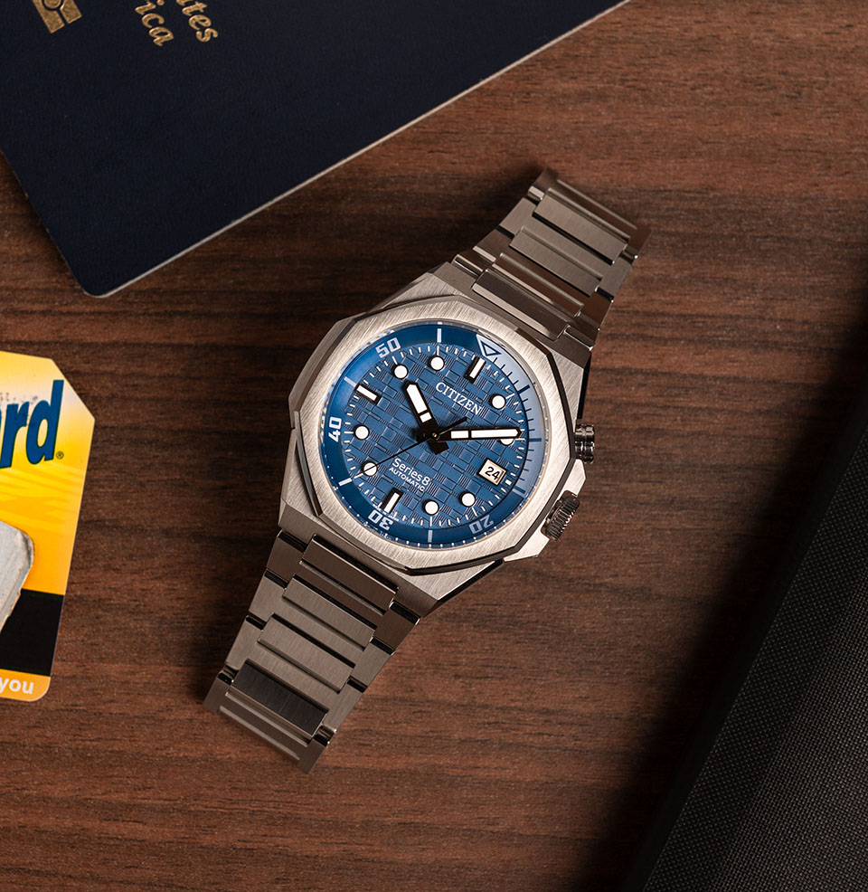 Series8 890 Blue Dial