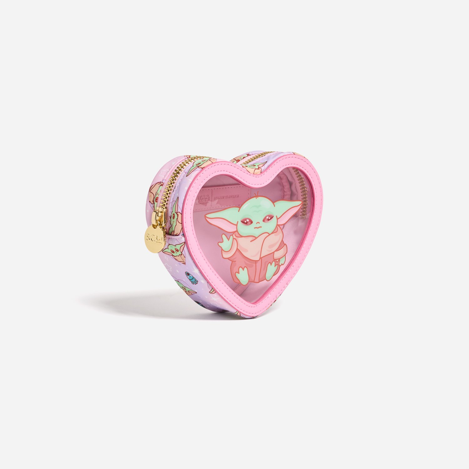 Clear Front Heart Pouch