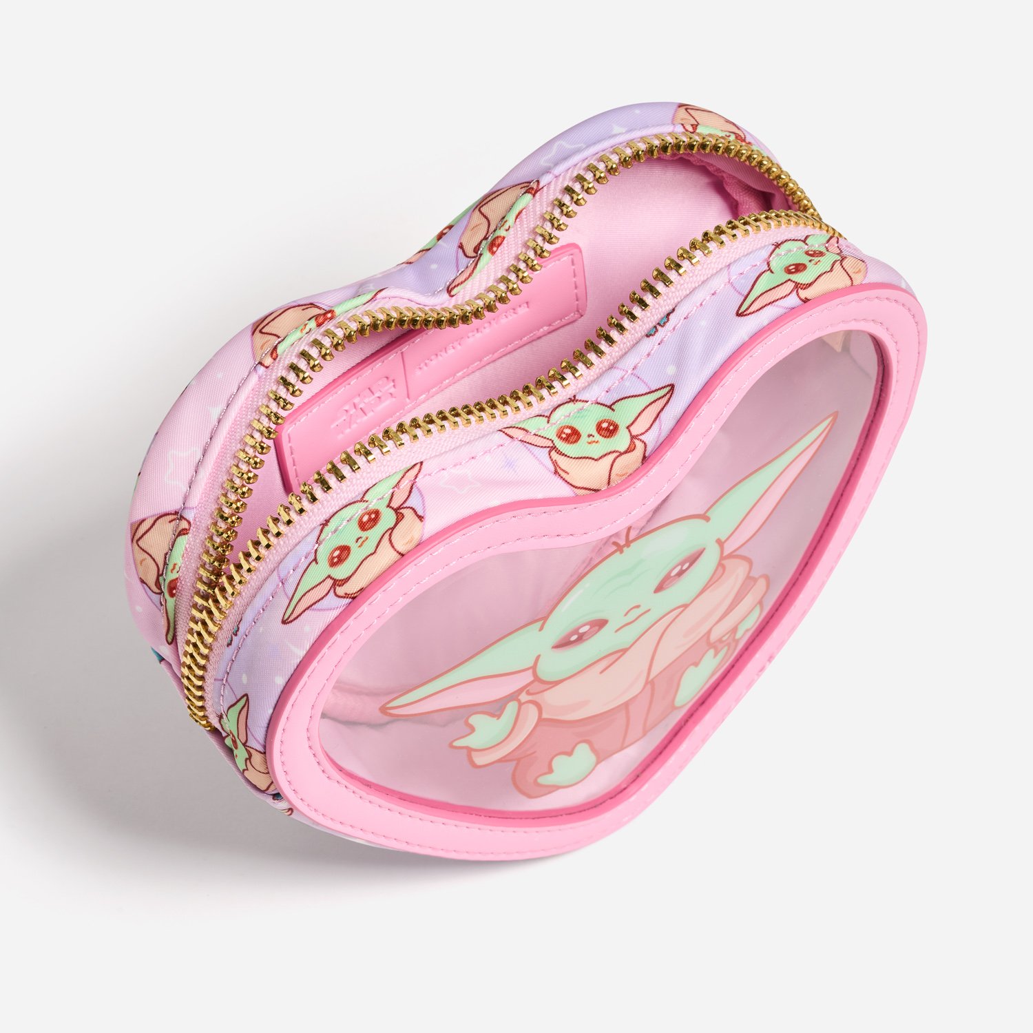 Clear Front Heart Pouch