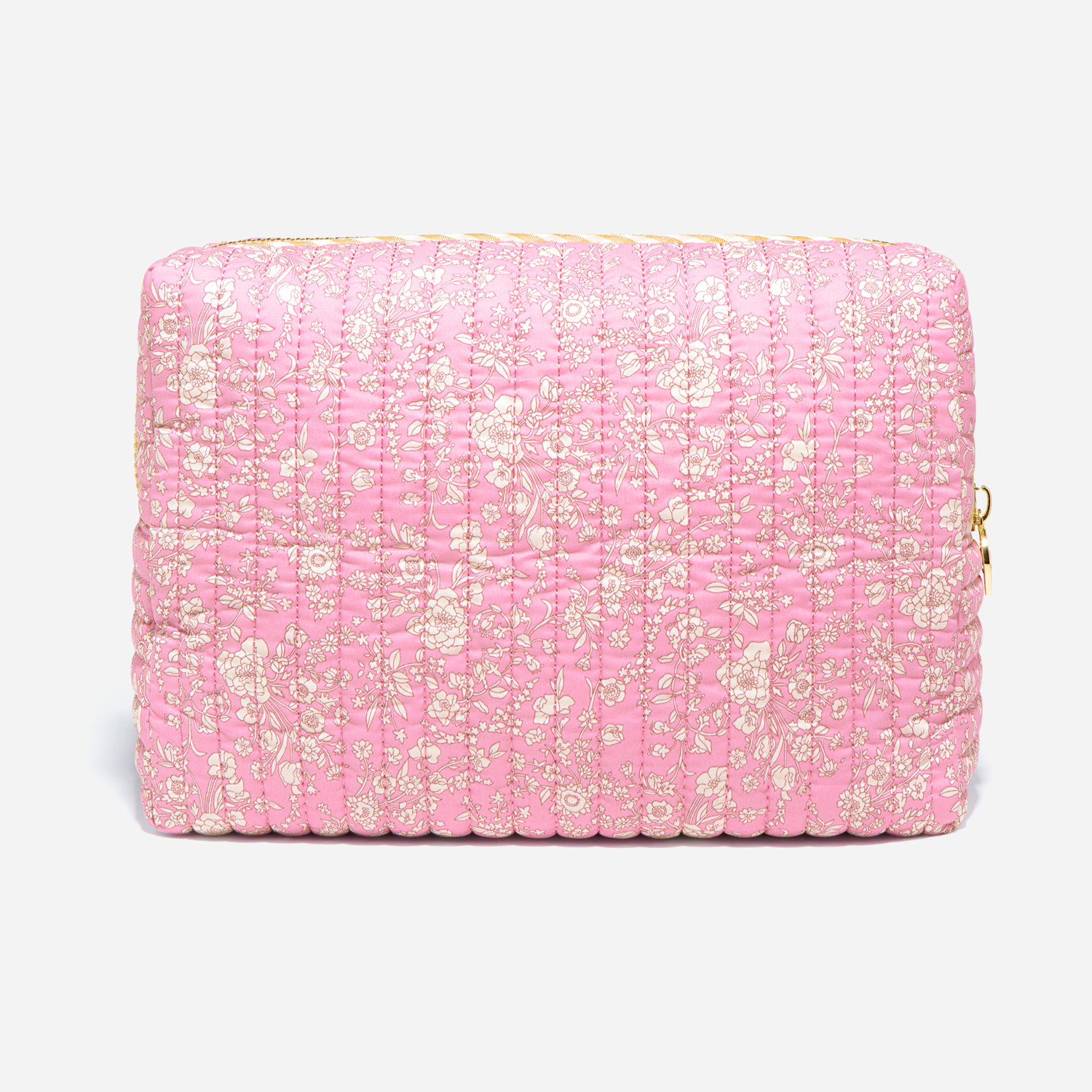 Large Quilted Pouch Made with Liberty Fabric