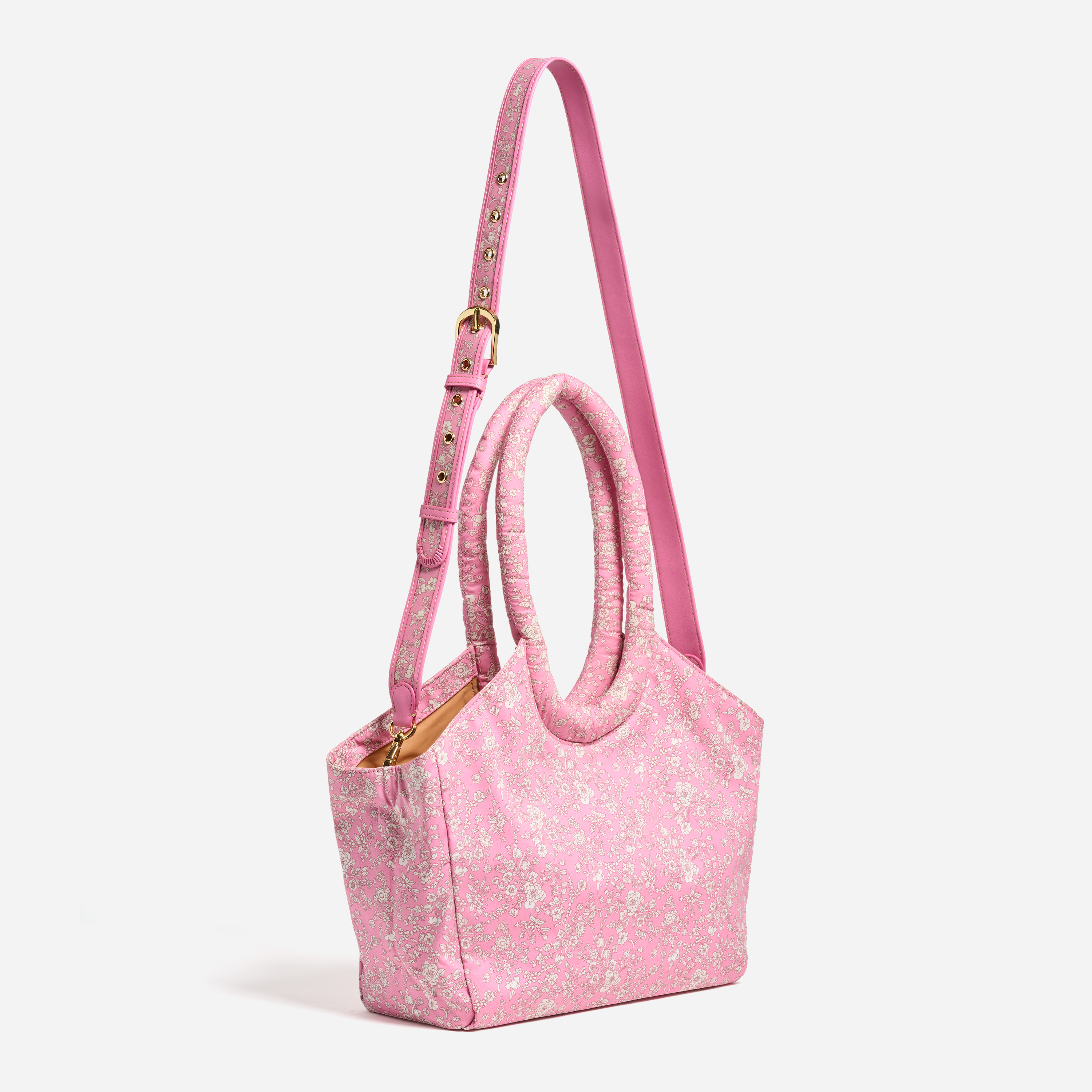 Small Scoop Tote Made with Liberty Fabric