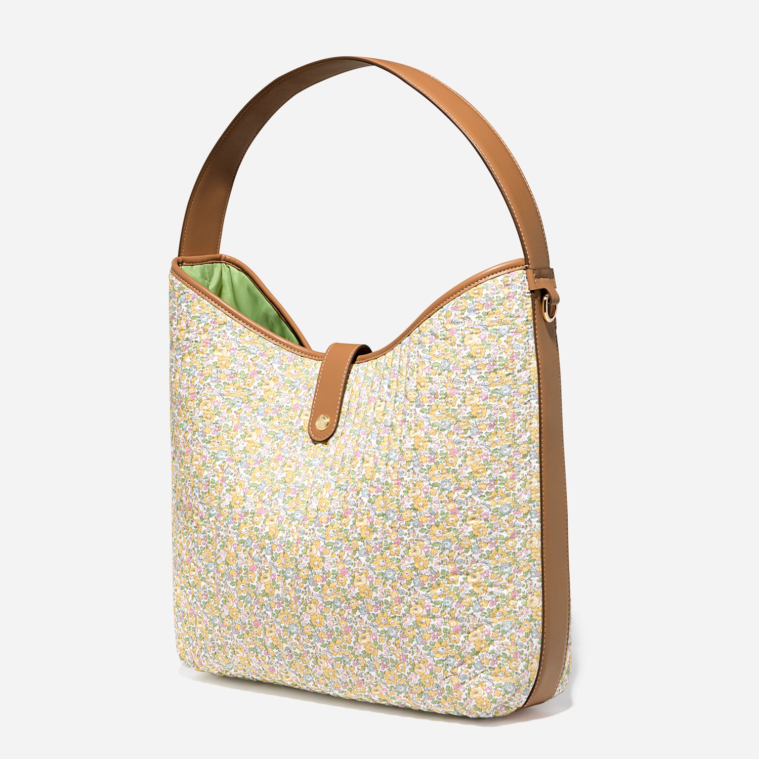 Slouchy Shoulder Bag Made with Liberty Fabric