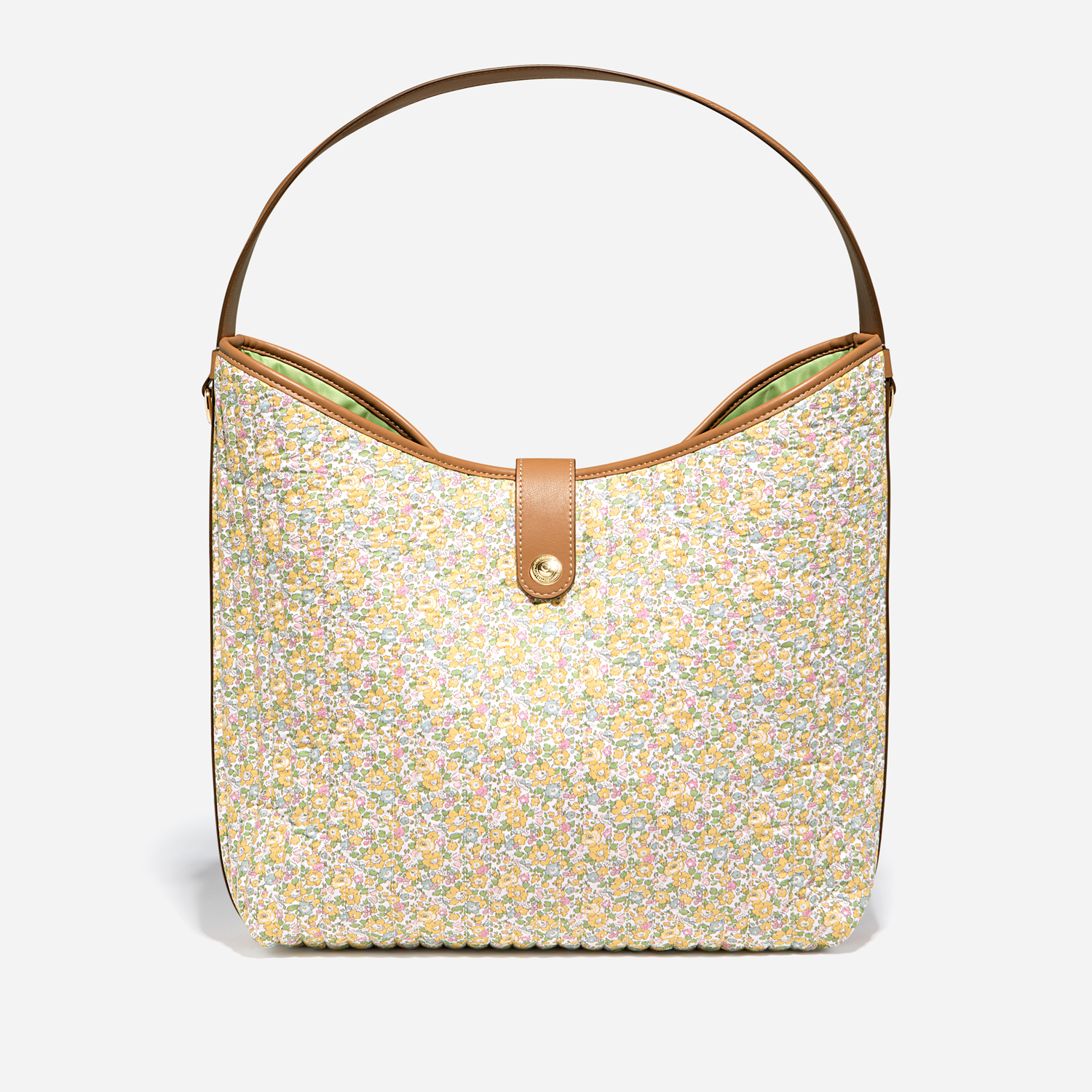 Slouchy Shoulder Bag Made with Liberty Fabric