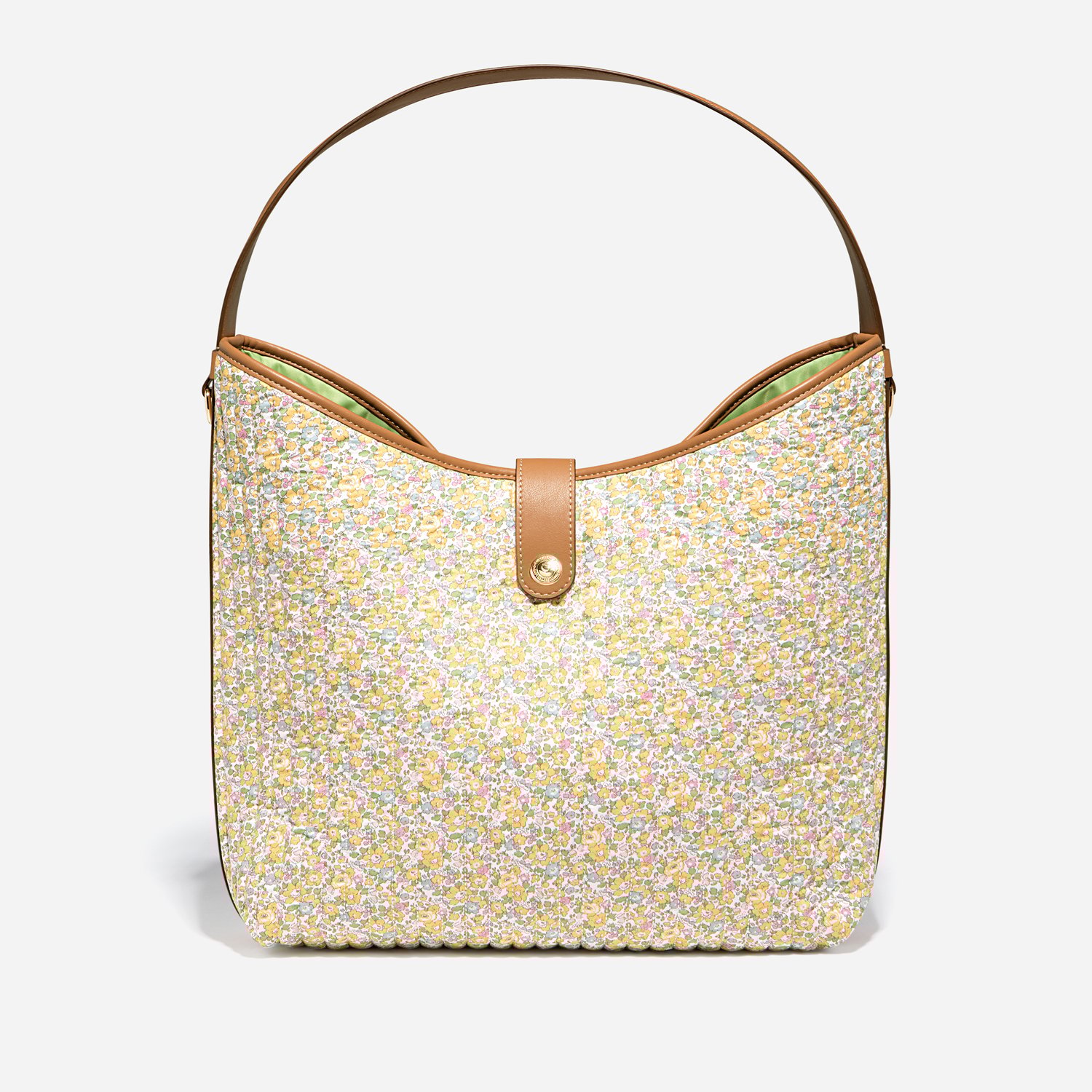 Slouchy Shoulder Bag Made with Liberty Fabric