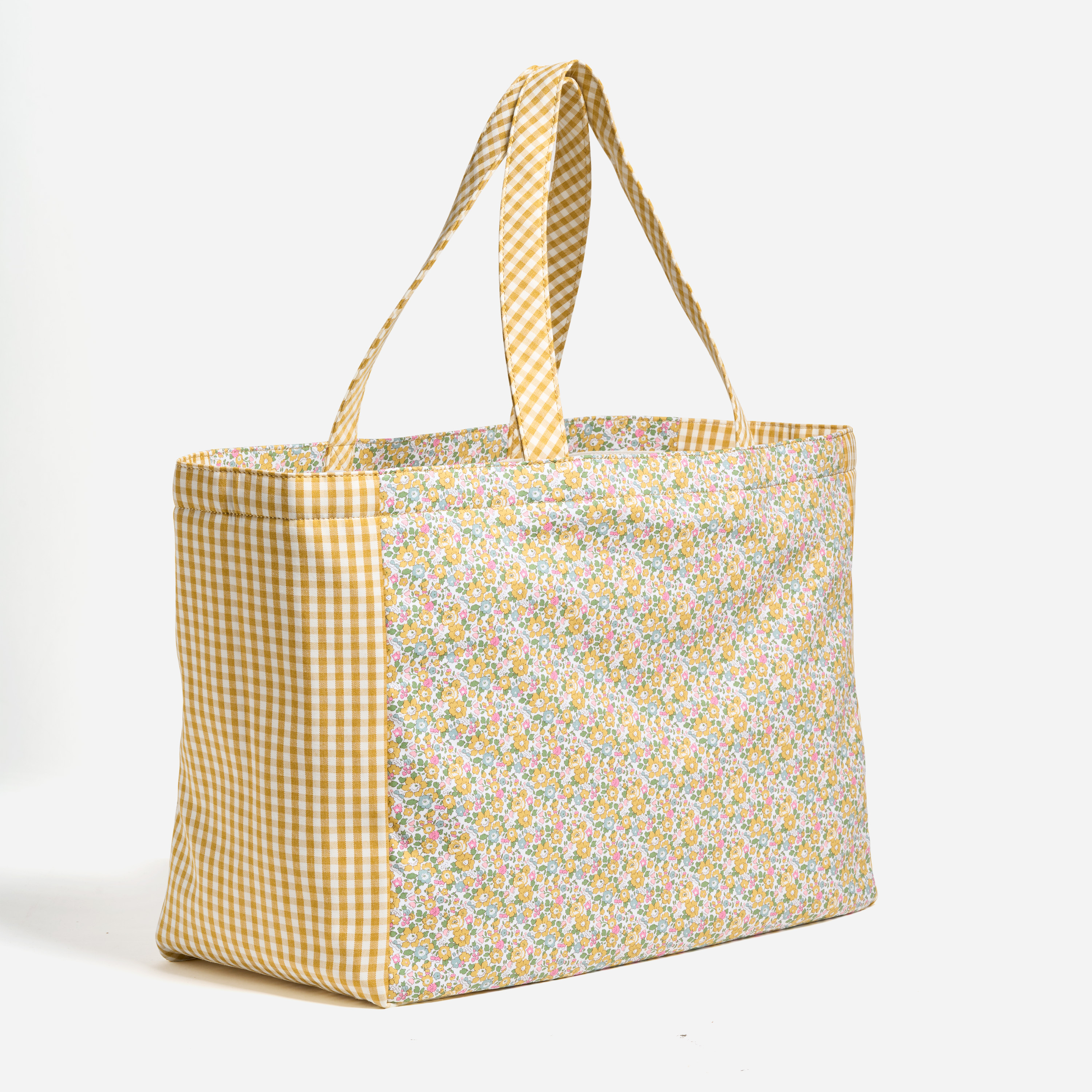 Everything Tote Made with Liberty Fabric