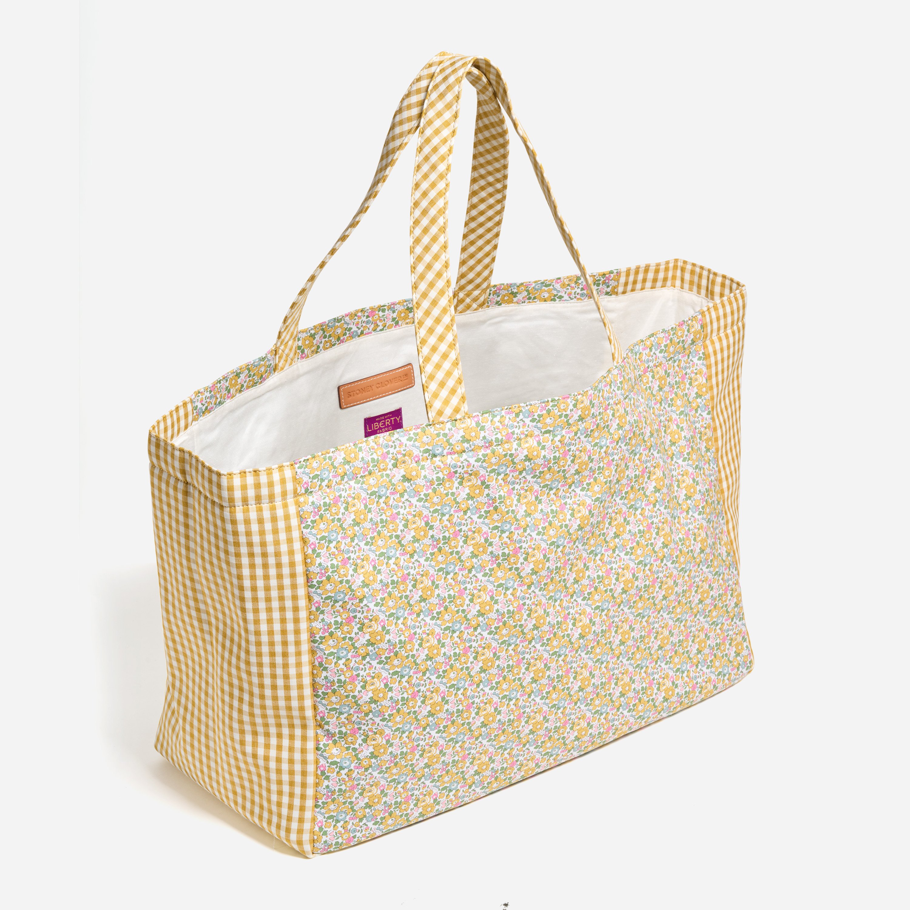 Everything Tote Made with Liberty Fabric