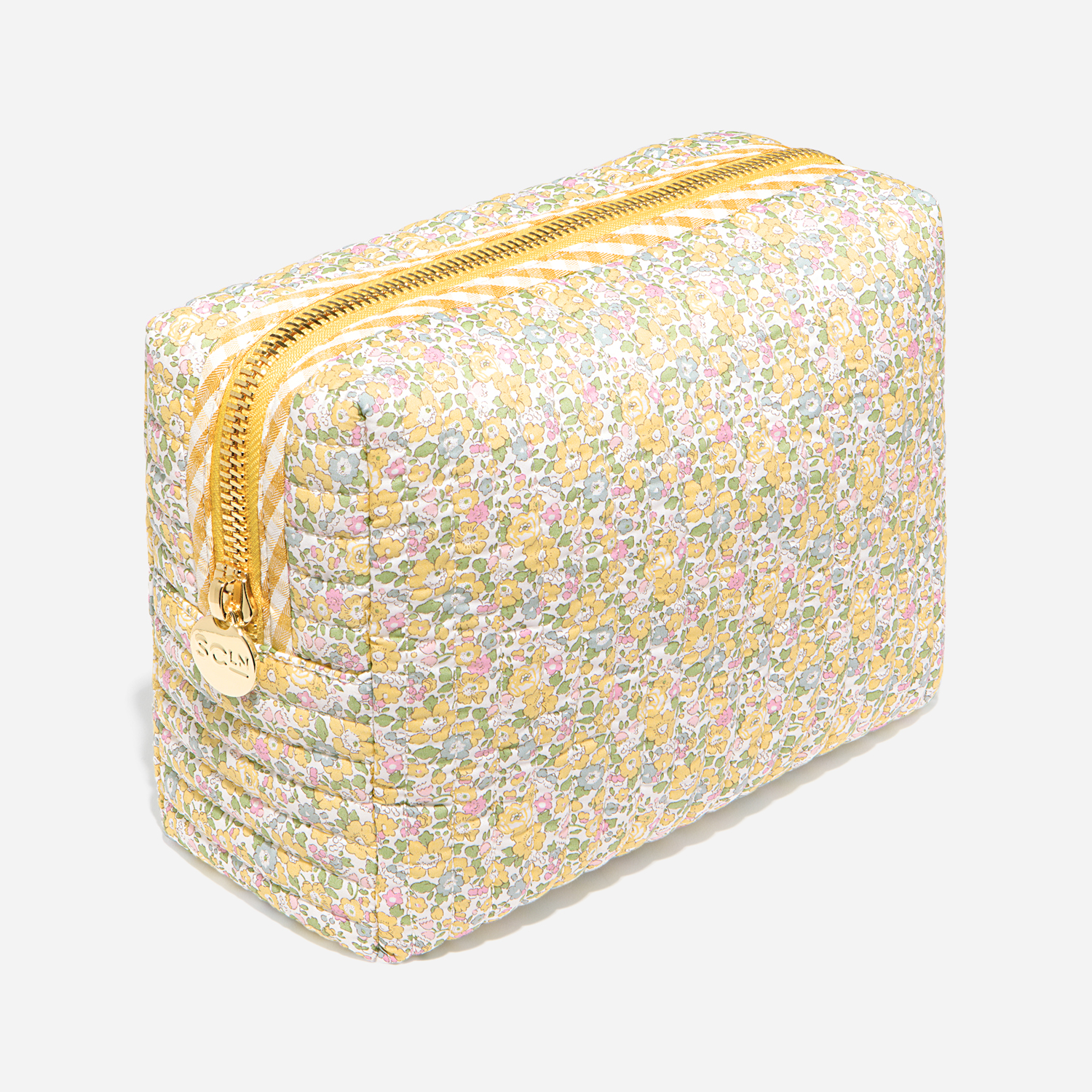 Large Quilted Pouch Made with Liberty Fabric