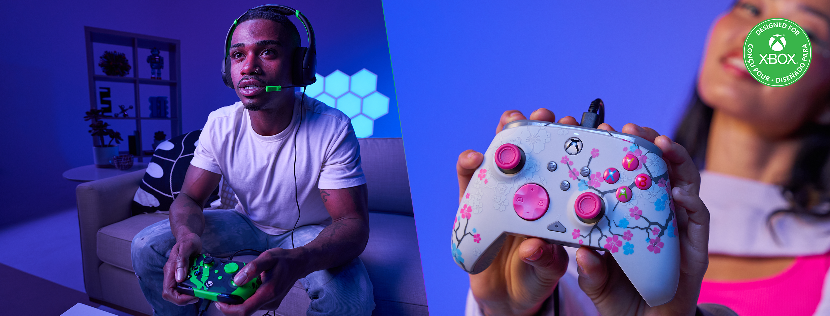 Gamer Using Xbox Gamer Girl Xbox